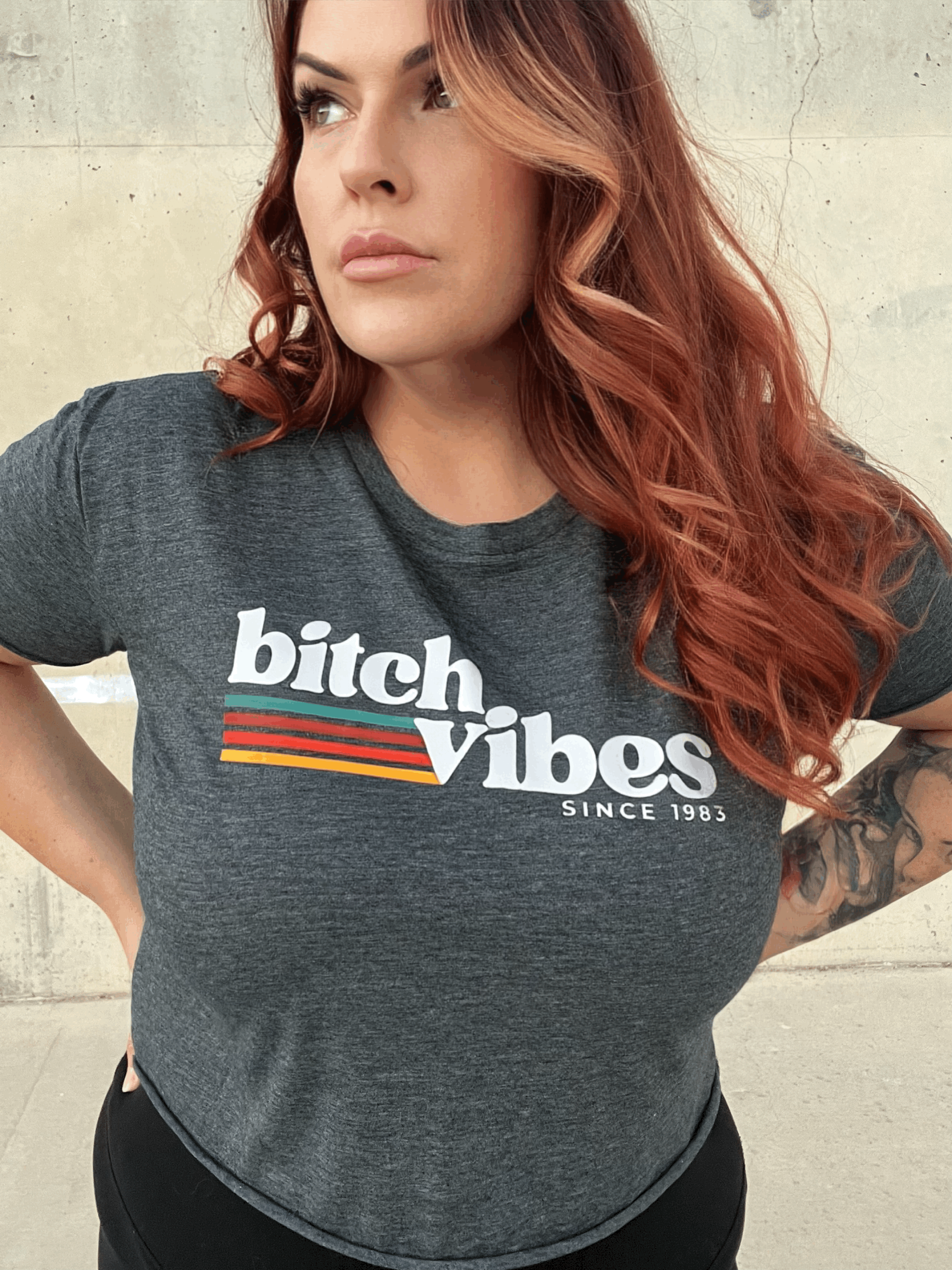 Bitch Vibes Crop Top