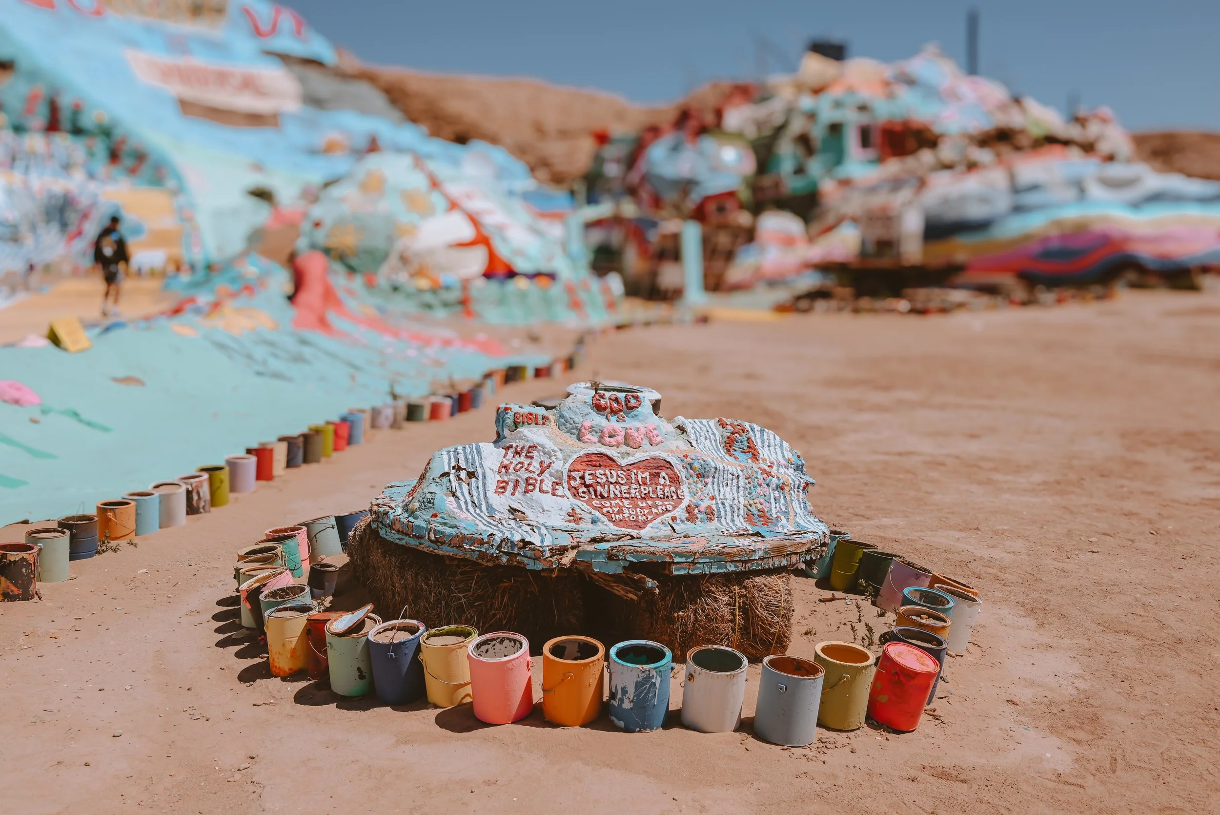 "The Sinner's Prayer" by Leonard Knight @ Salvation Mountain Slab City Salton Sea California