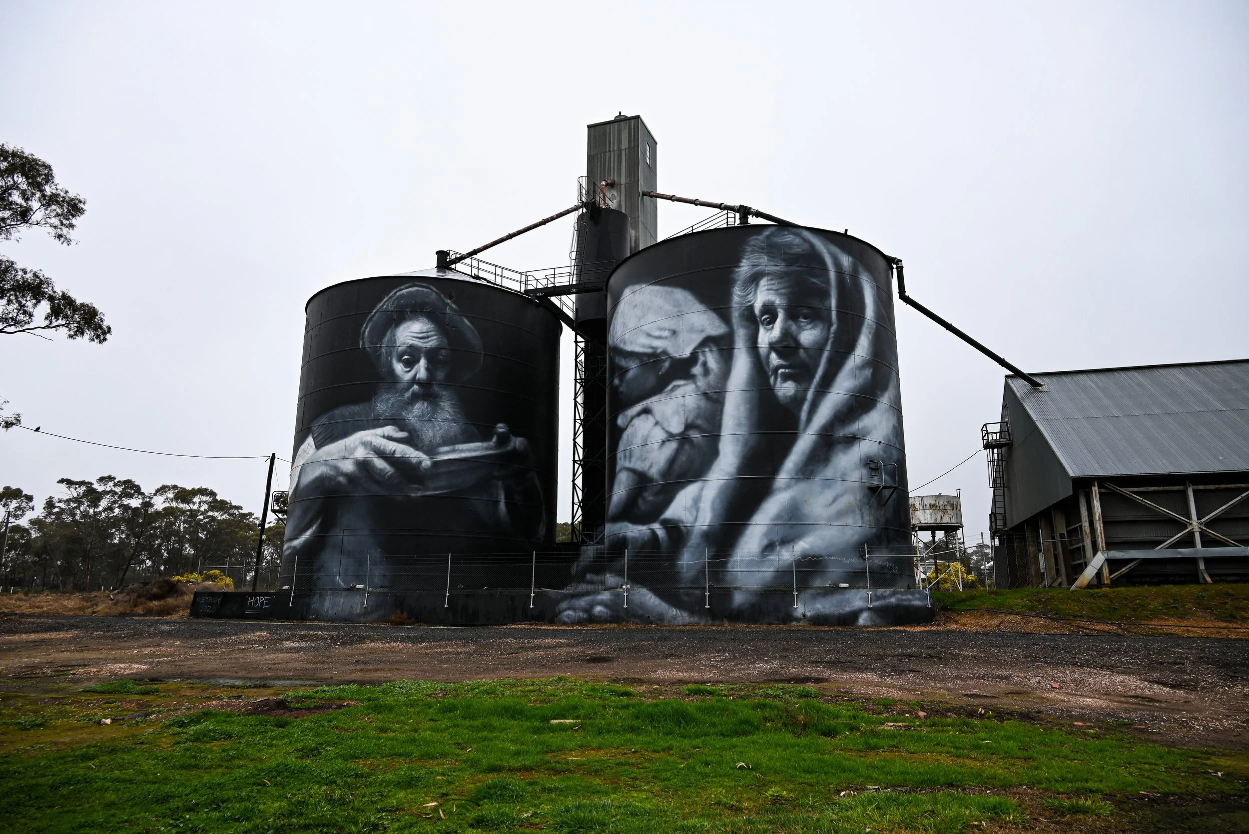 Silo Art Trail, St Arnaud, Victoria Australia