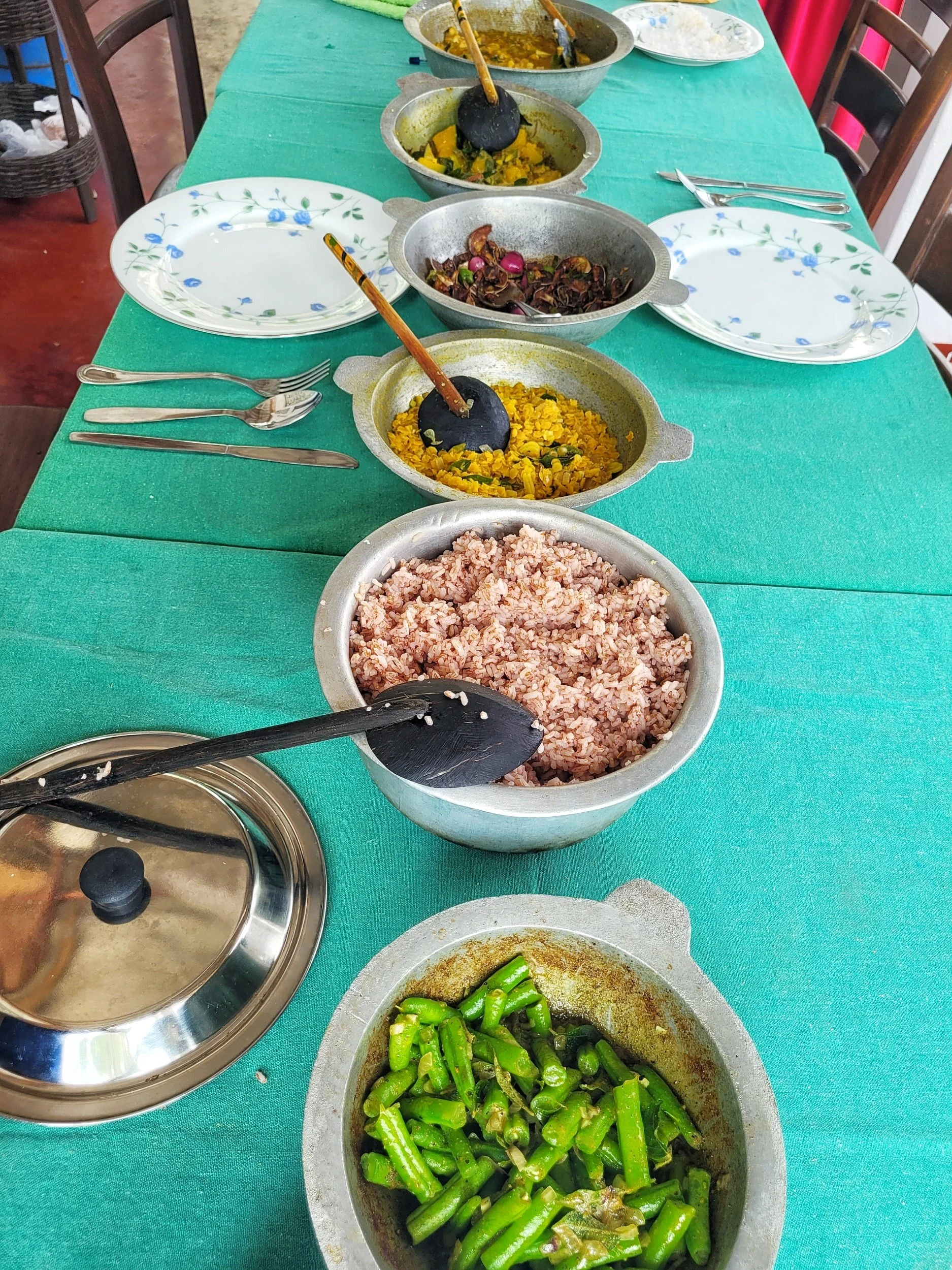 Selbstgekochtes Rice &amp; Curry