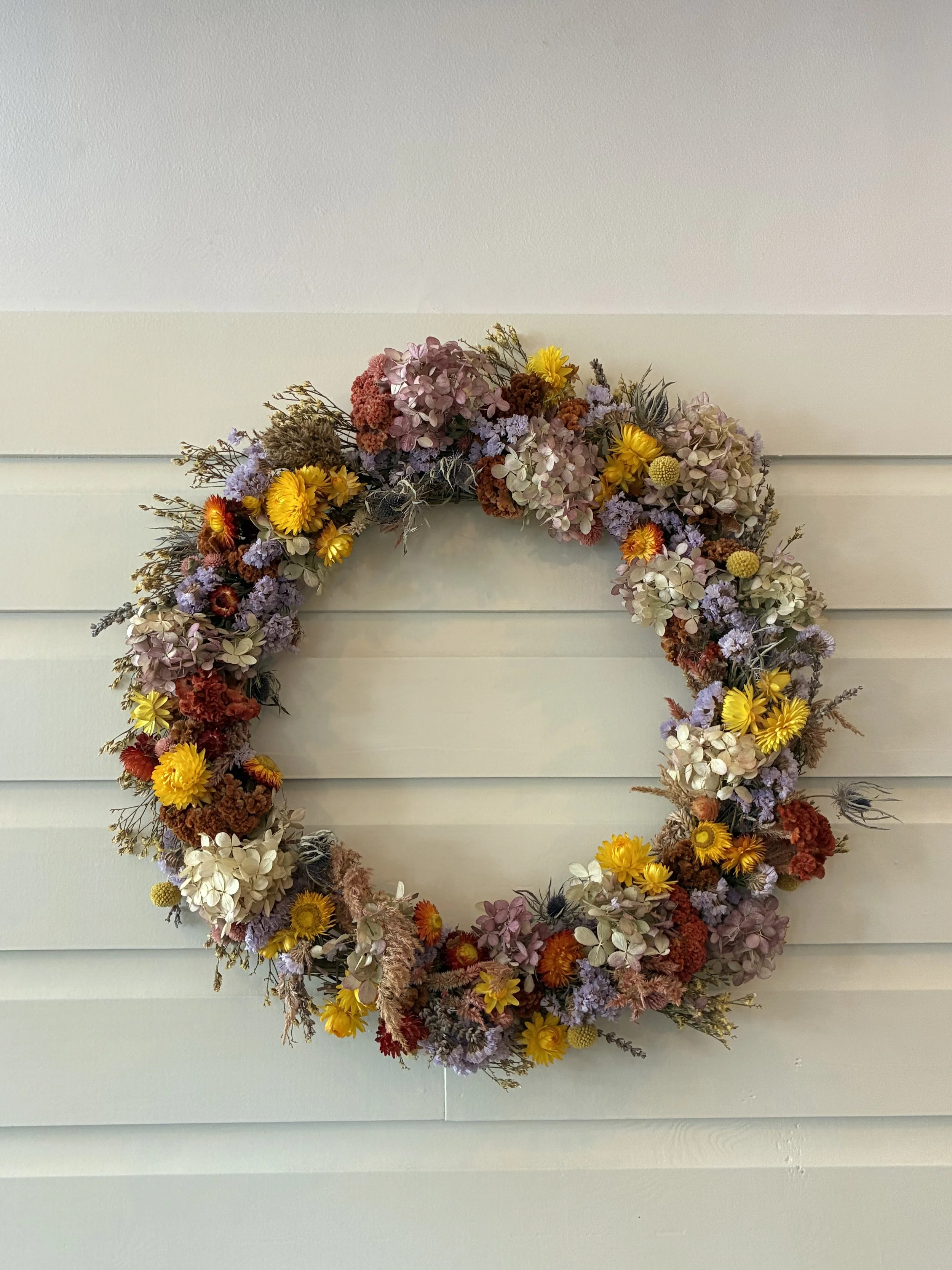 Dried Floral Wreath (pre-orders for 11/17)