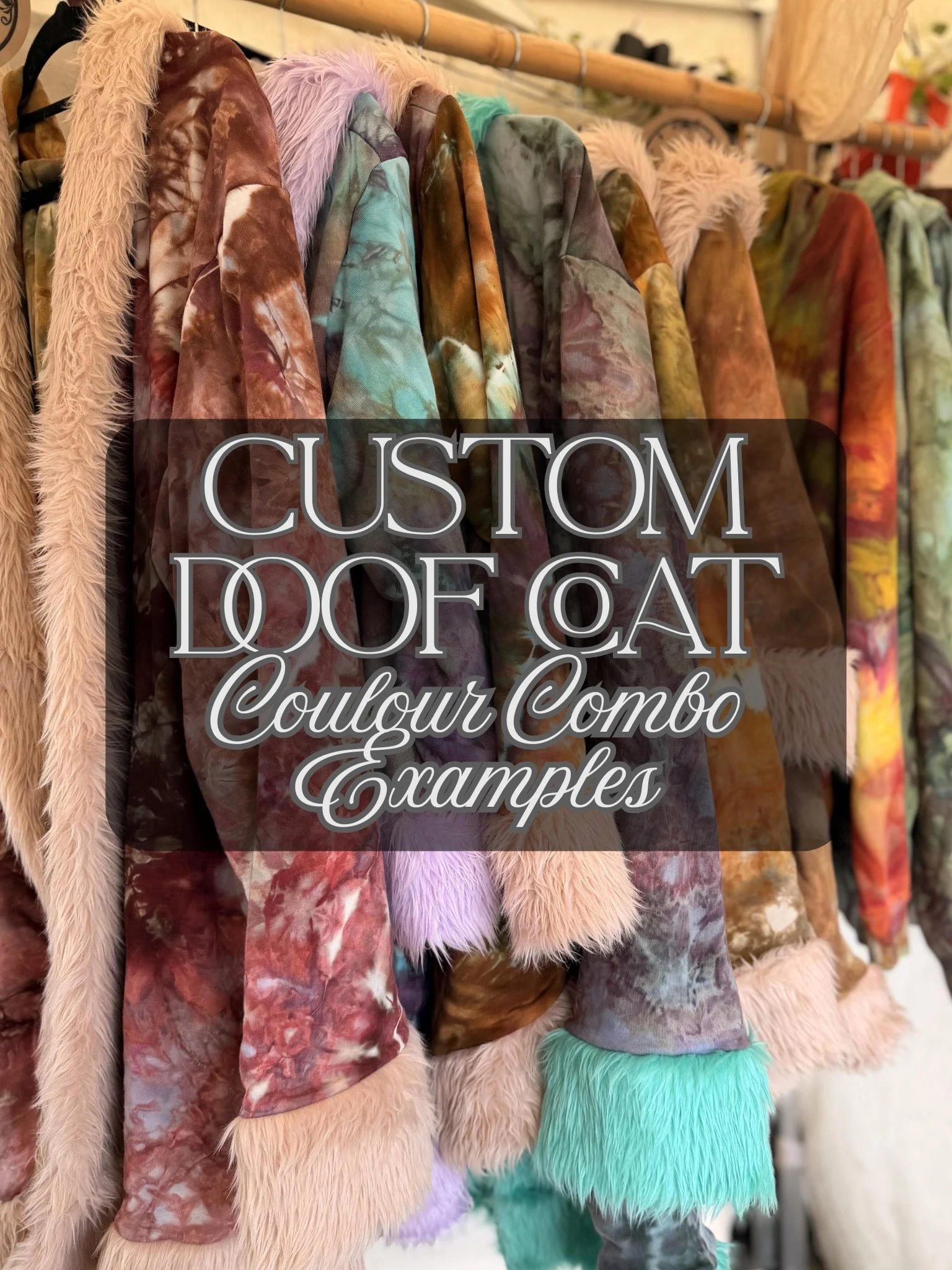 I&rsquo;ve had some queries recently about our custom doof coats and the colour combos that I love the most. These are some of my favourites! Feel free to message me any time if you have further questions about colours or sizes 💕🧚

What&rsquo;s you