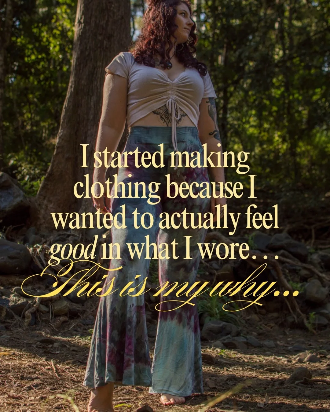 This is my why. Slow fashion over fast fashion EVERY. DAY.