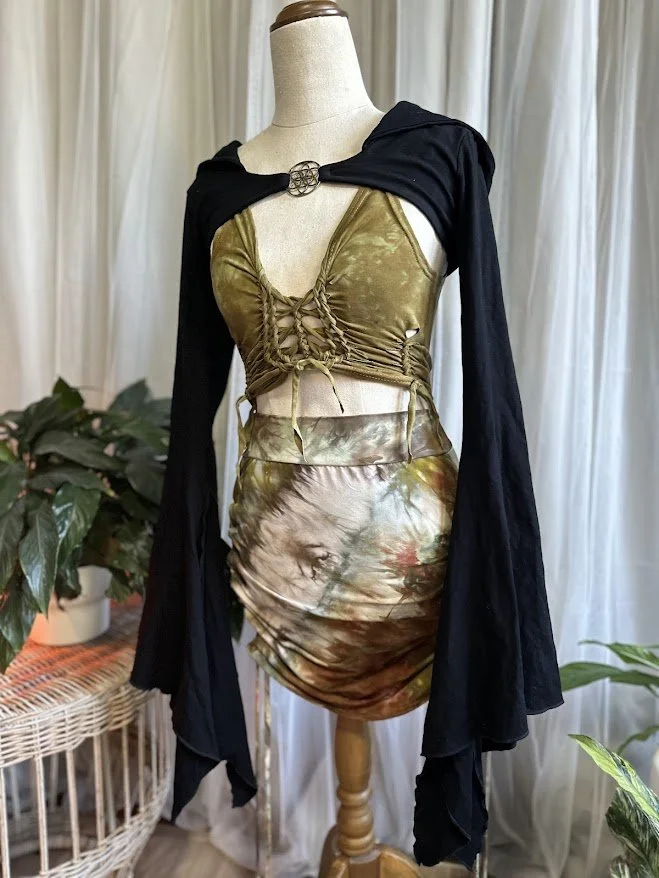 Bell Sleeve Shrug - Black