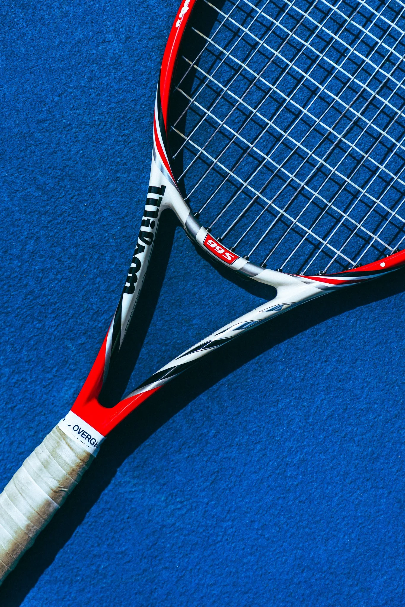 Wilson tennis racket product photography — athletic brand photography Chicago