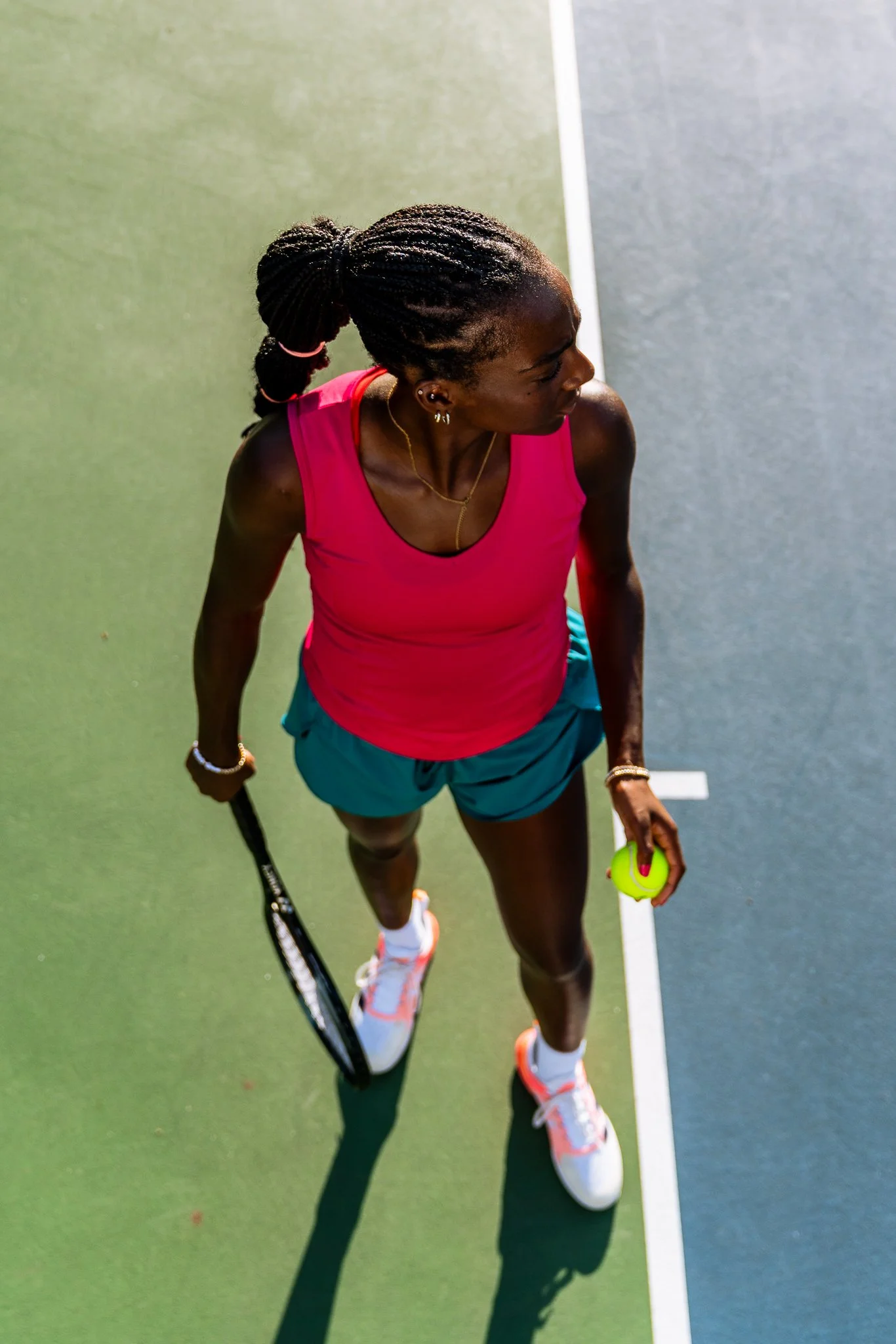 Tennis athlete portrait — editorial sports photography Chicago