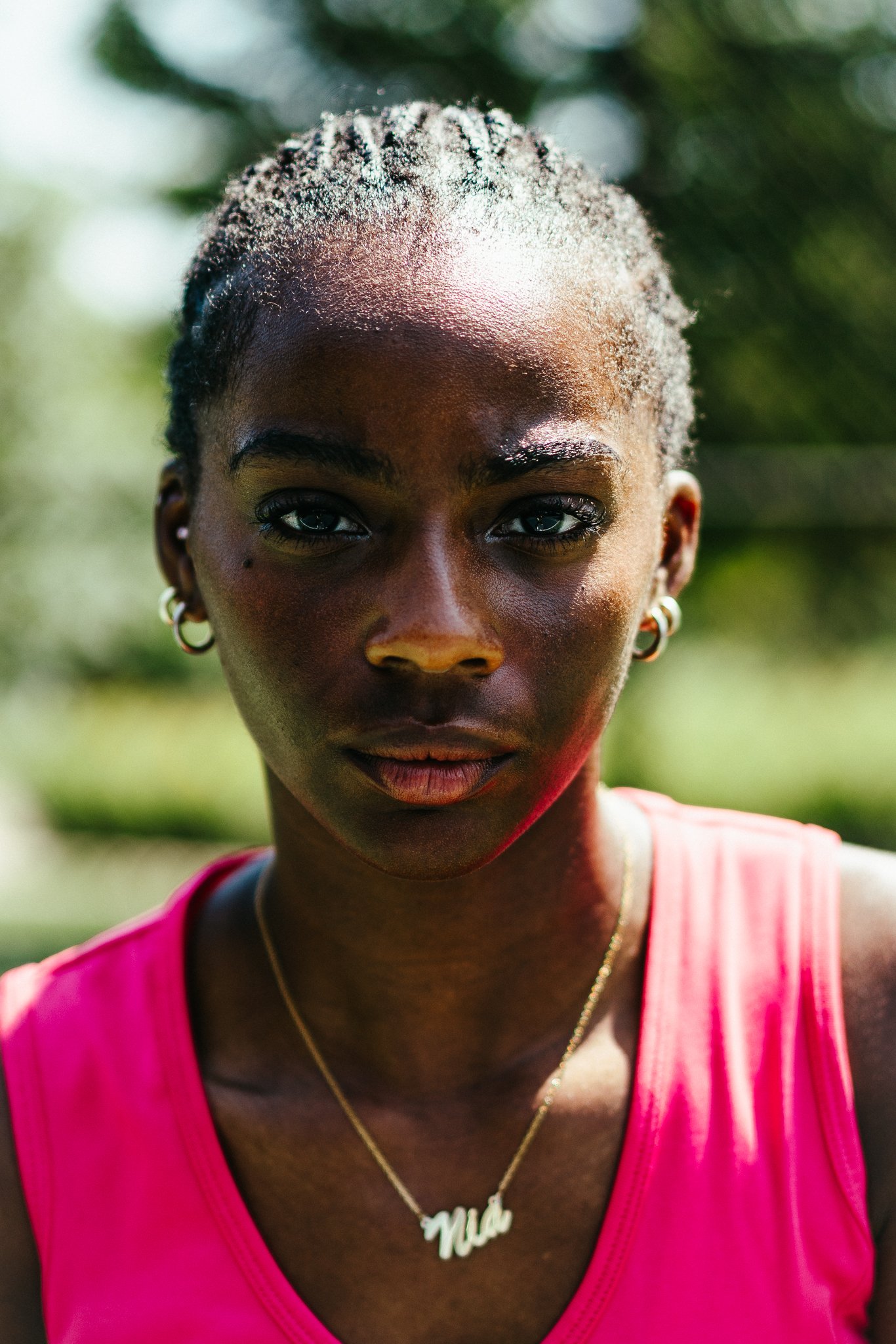 Tennis athlete portrait — editorial sports photography Chicago
