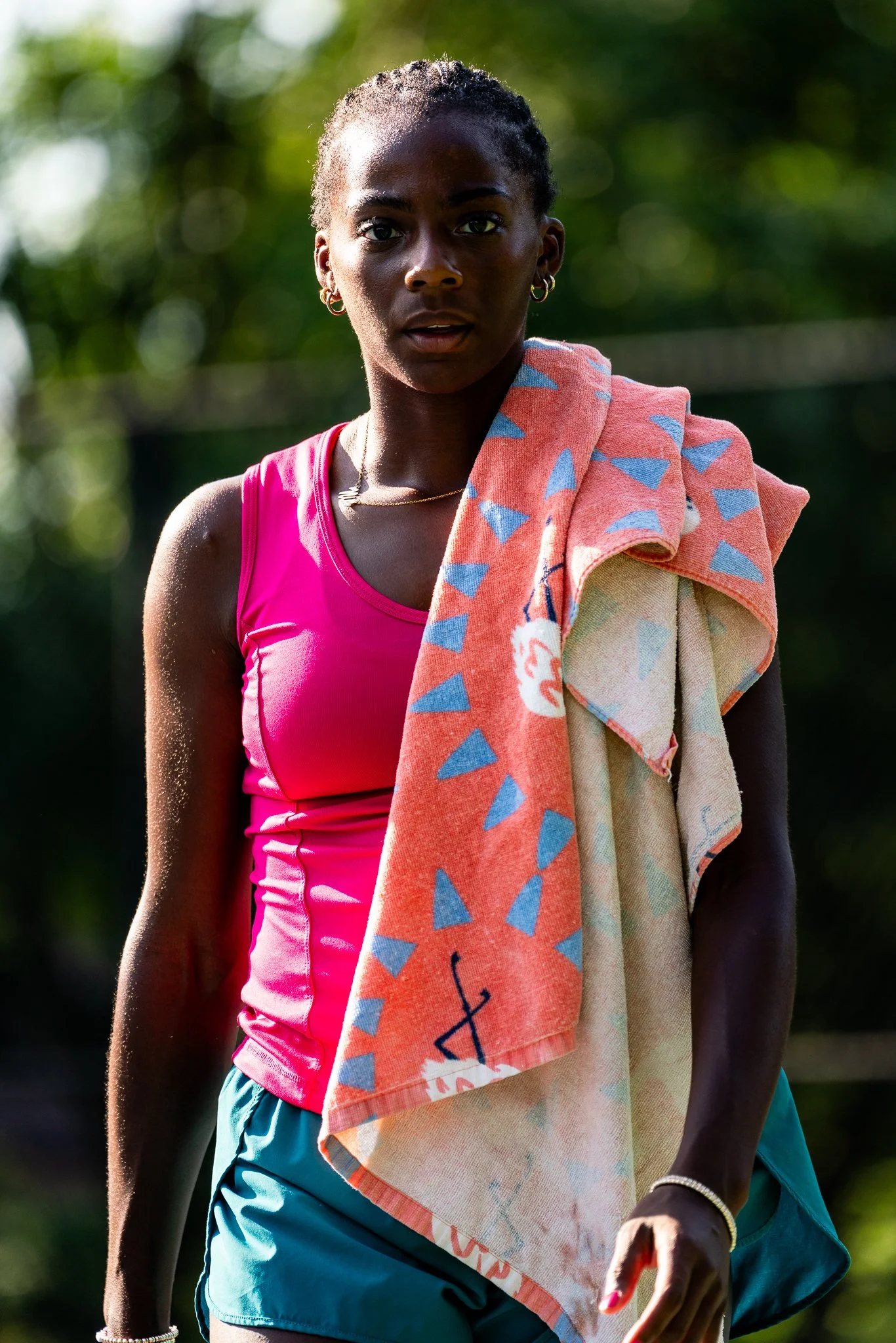 Tennis athlete portrait — editorial sports photography Chicago