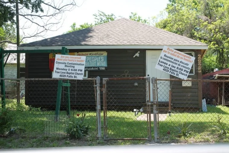 Creosote contamination in Houston