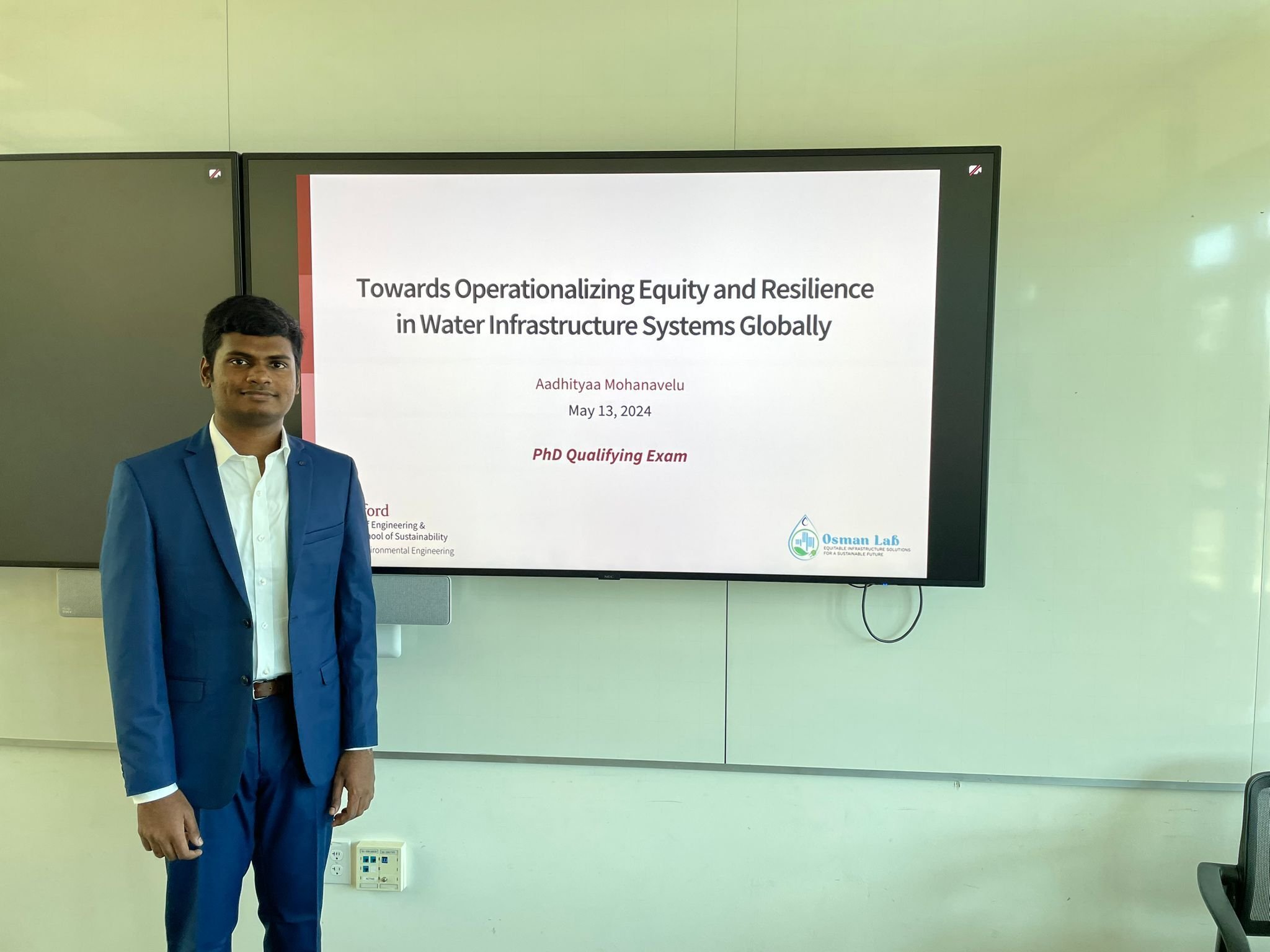 Congrats to Aadhi - Our first PhD Candidate!