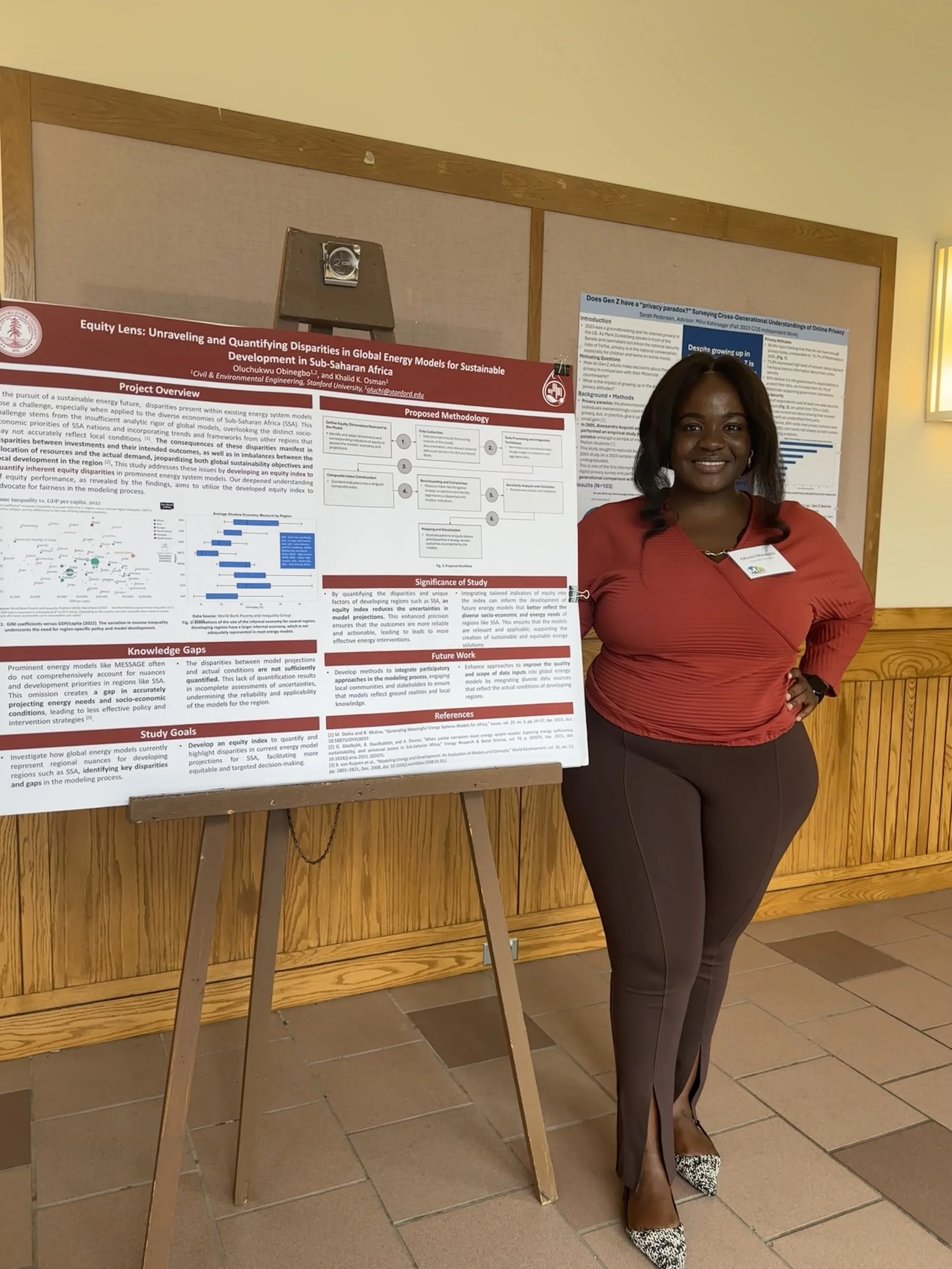 Oluchi ‘MES’merizes at Princeton