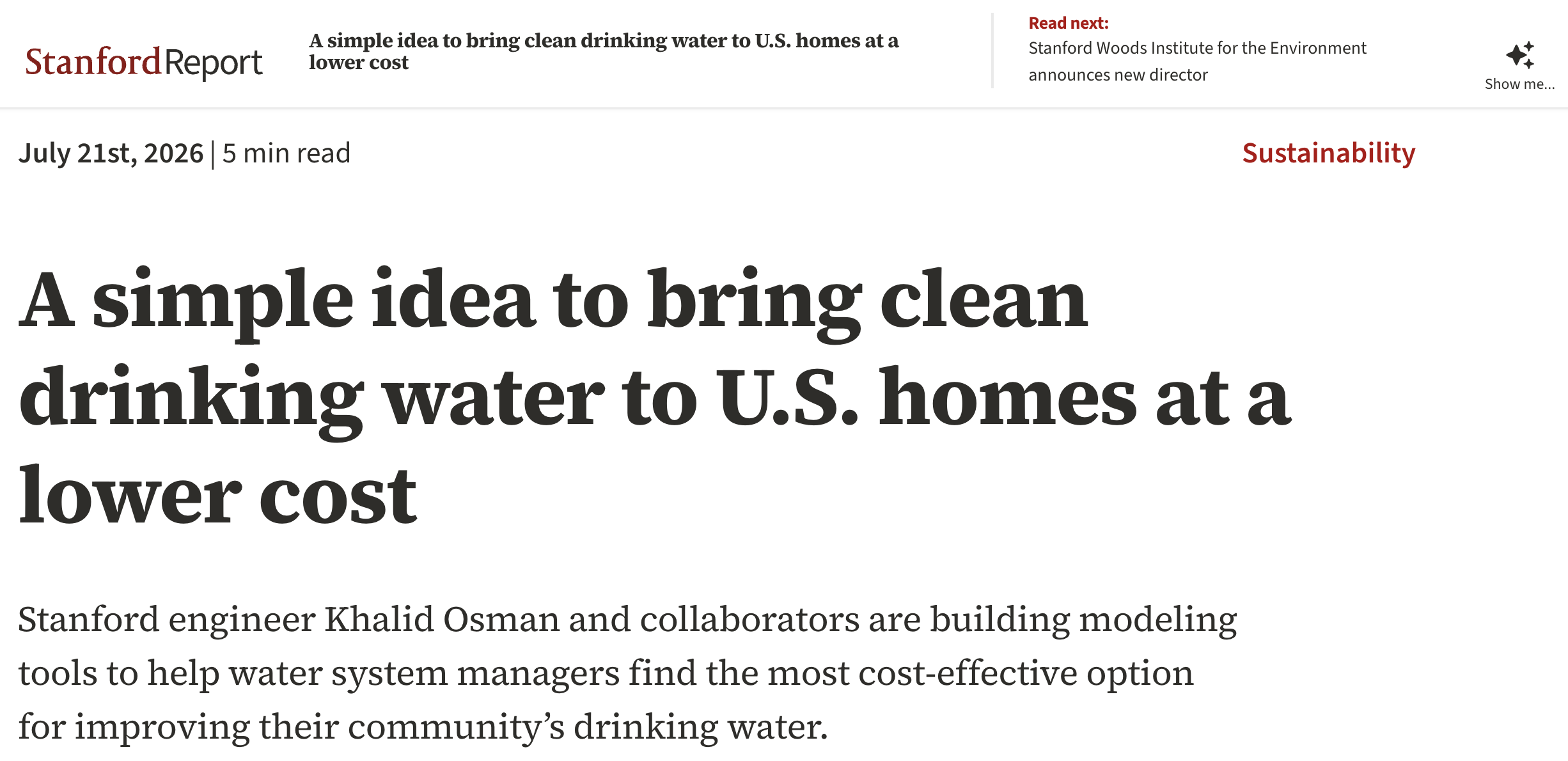 LabBeat: Small, yet mighty water systems