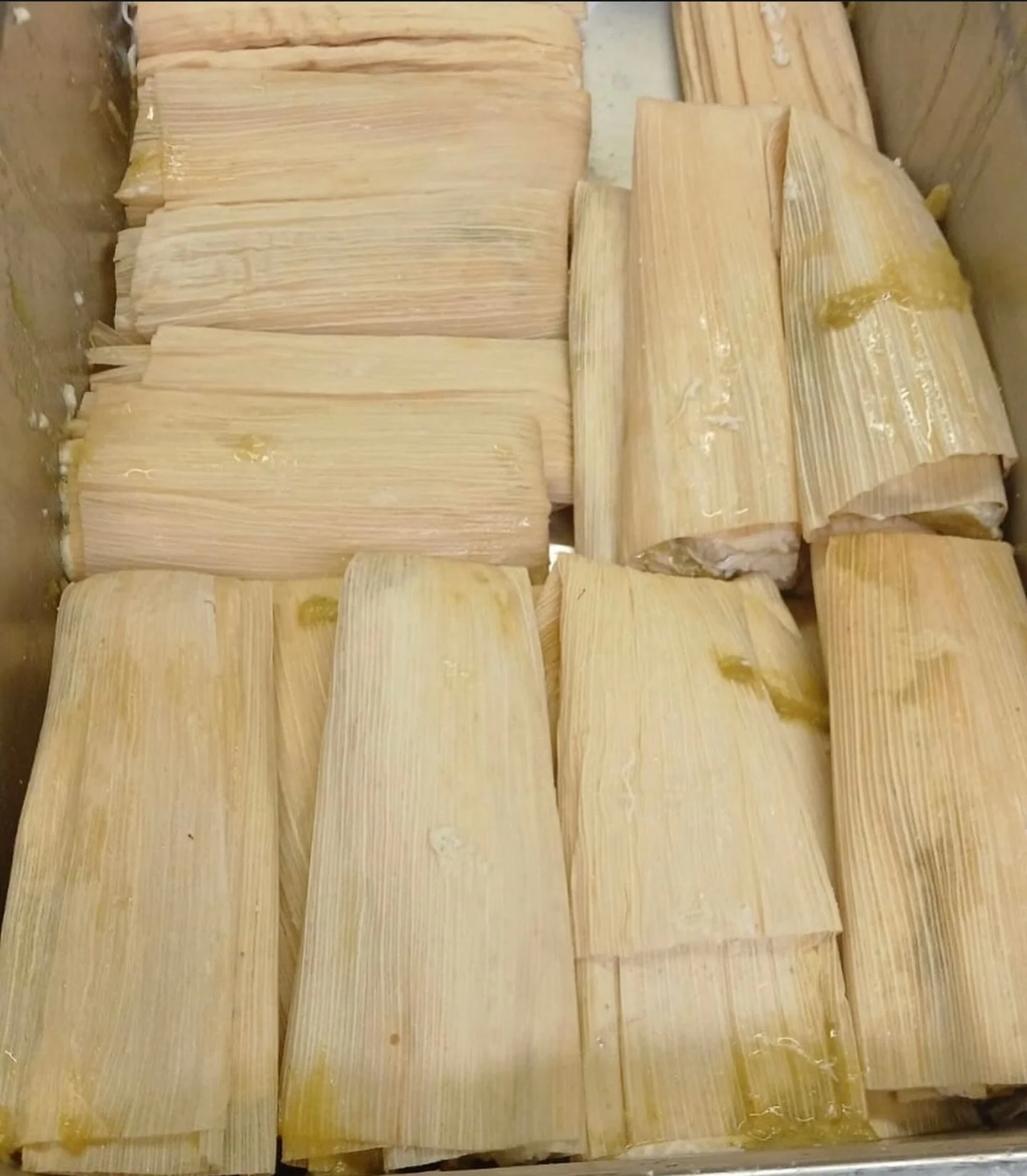 Exciting news!! 🤩 

We have Soyrizo vegan tamales available.  They will be available daily. 🫔