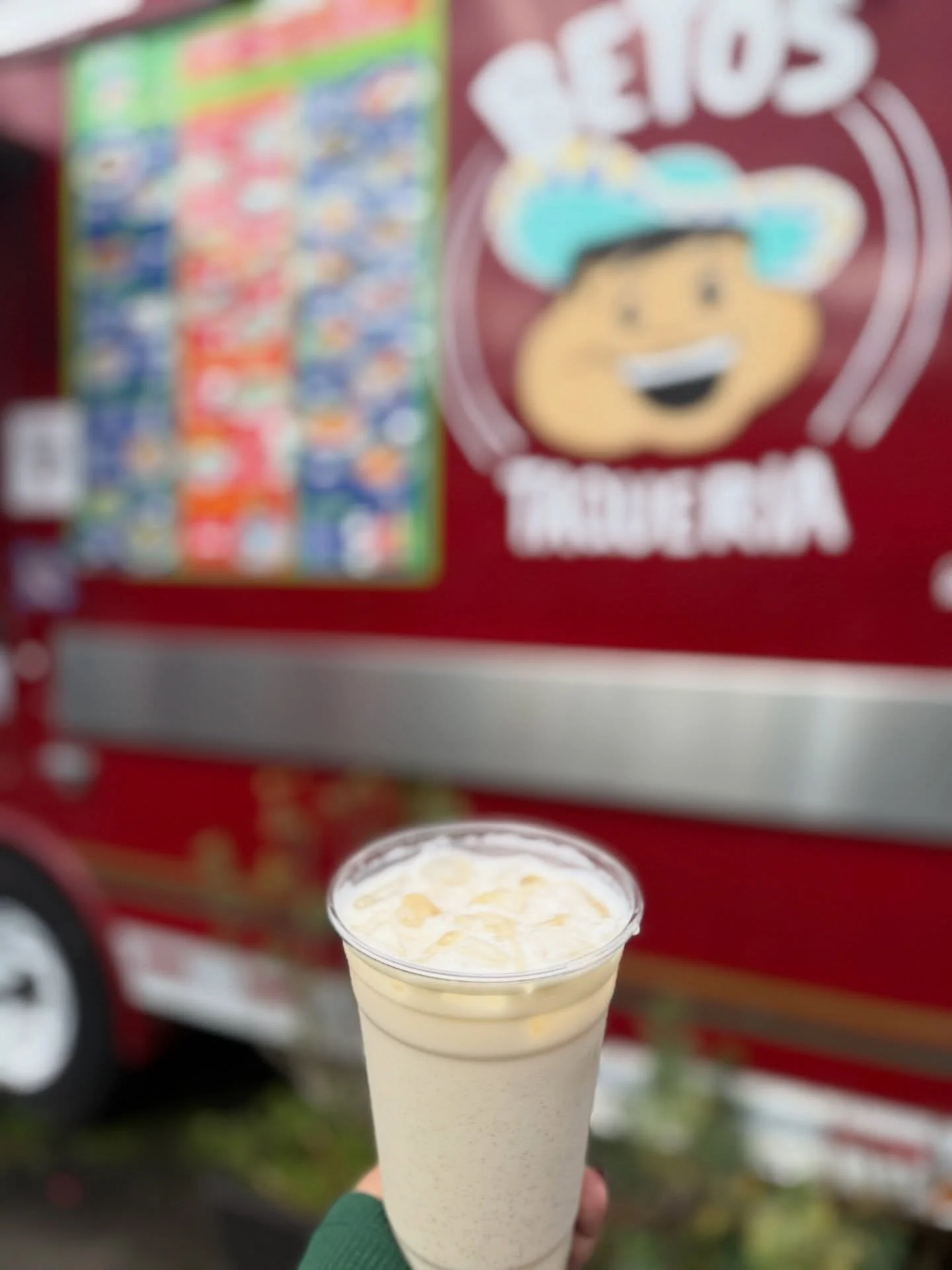 Horchata agua fresca is now available at our Leavitt location! ✨