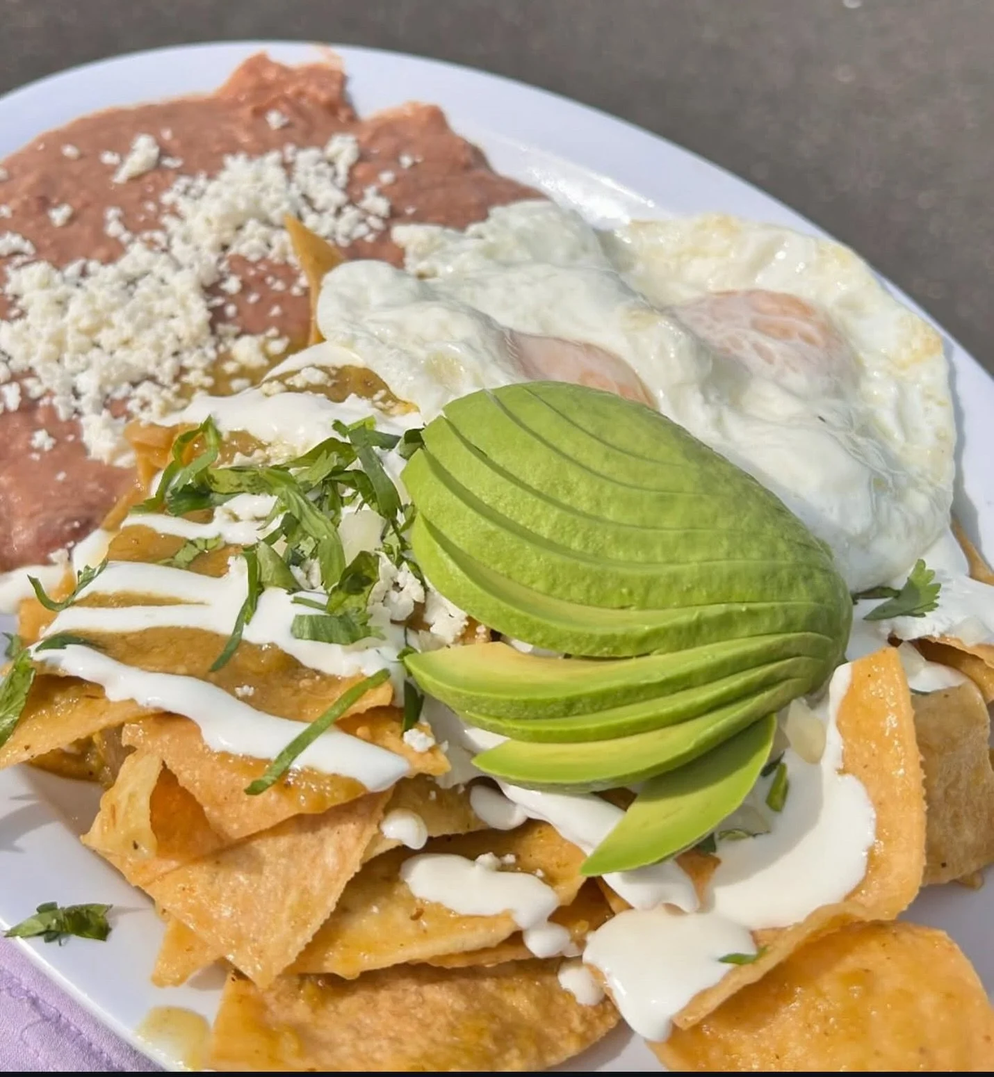 The weekend is here!! Have you tried our chilaquiles? You have the option or red or green sauce and eggs or steak ✨

Available at both locations