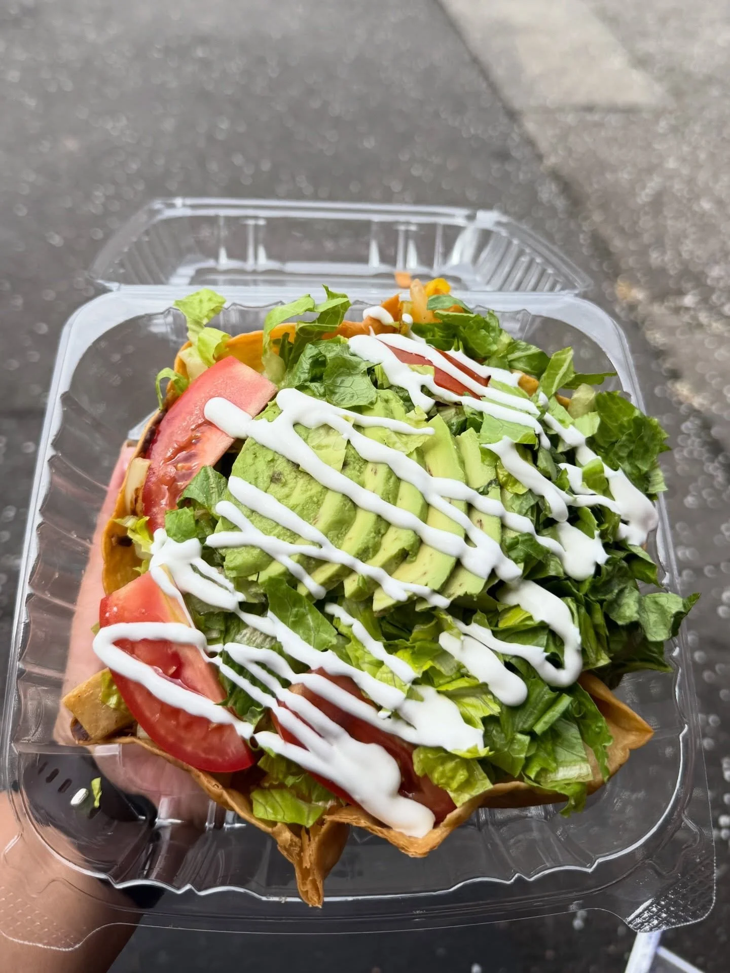 Taco salad is not one the menu, but you can always request one with your choice of meat 🥗