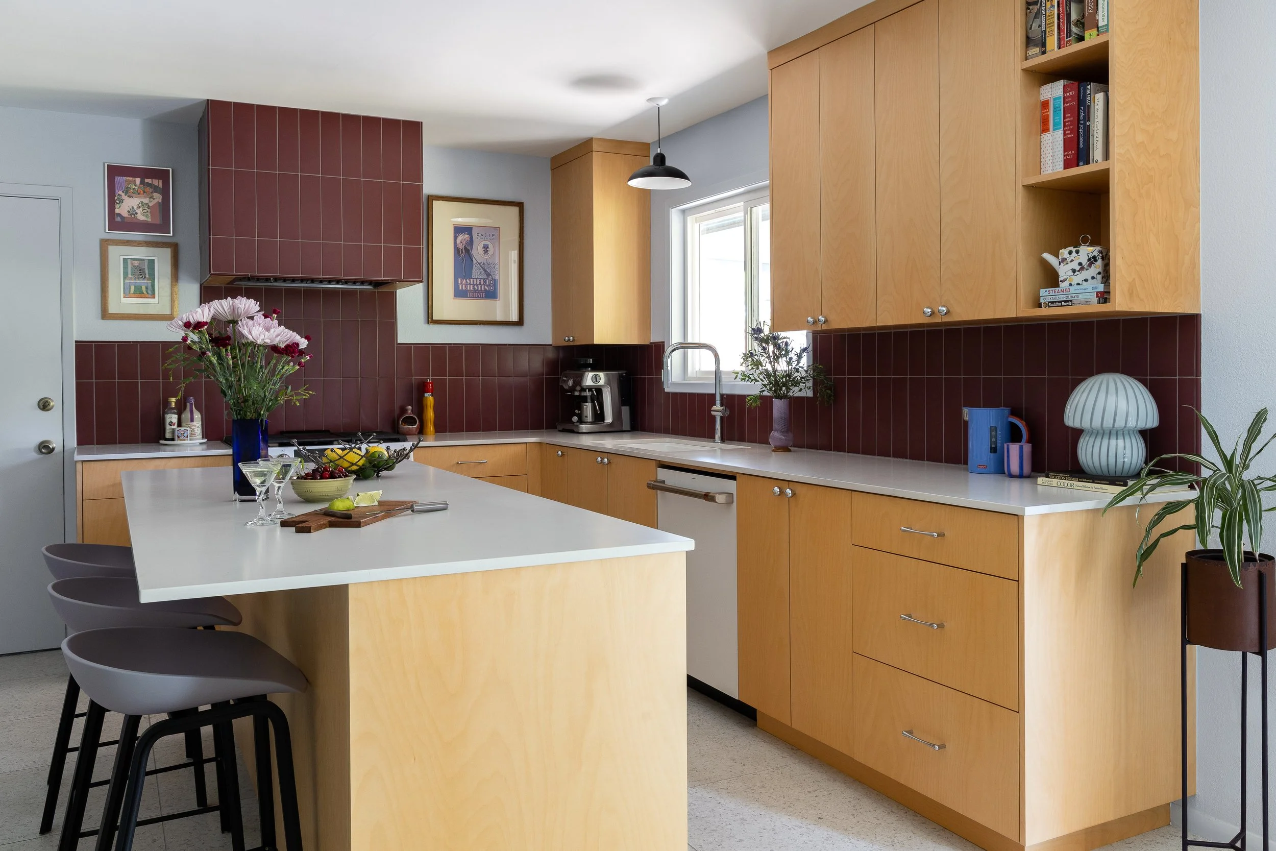 Mid century modern kitchen renovation in Portland, Oregon