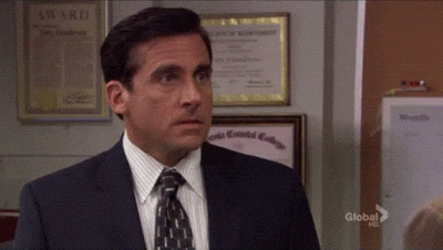 Michael Scott shouting “Nooo!”—a humorous expression of the internal panic many people-pleasers feel when facing a boundary moment.