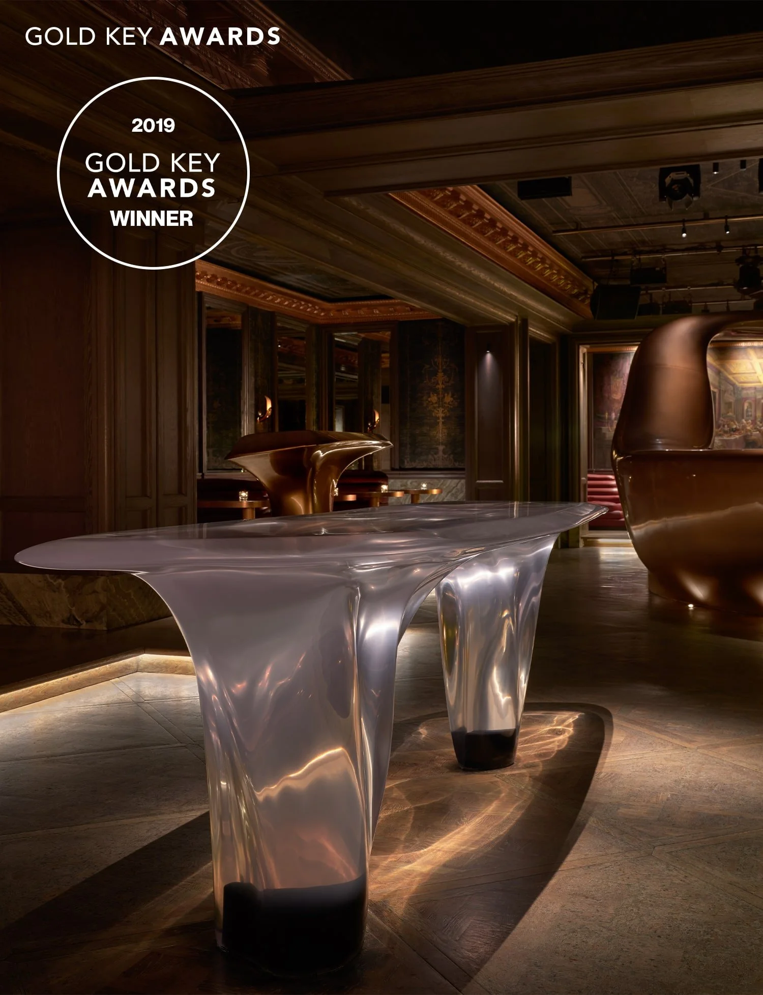 Studio Paolo Ferrari: Gold Key Award for Excellence in Hospitality Design  Secret Room: Gold Winner Best Nightclub & Bar