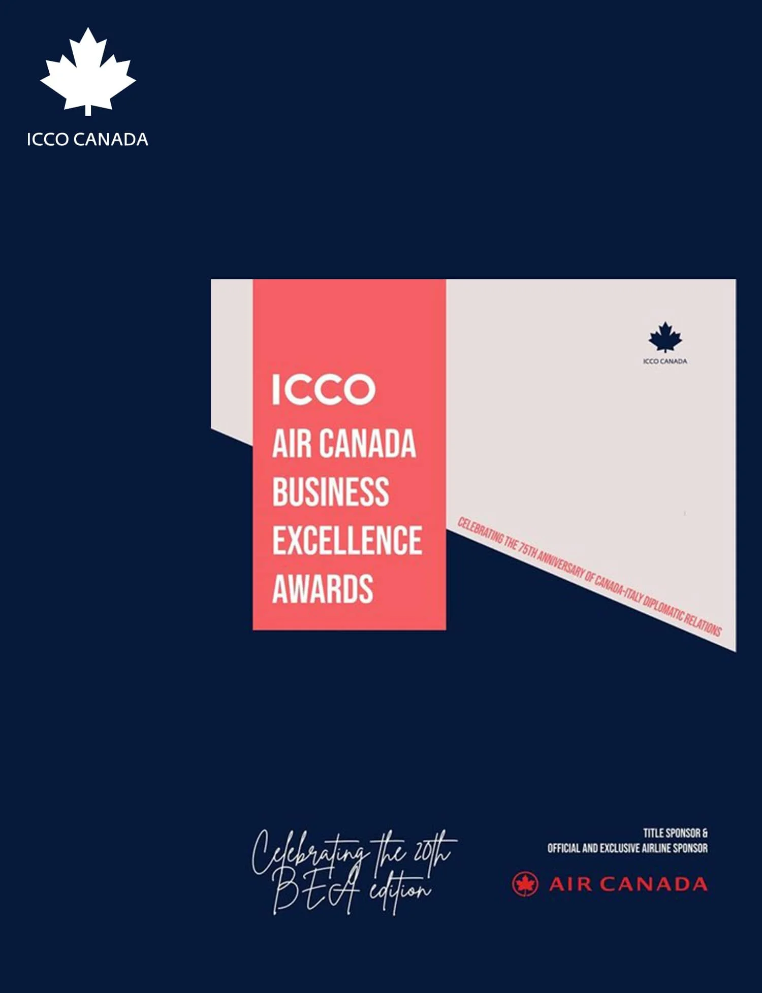 Alchemy: Best of Year in the Retail Category ICCO Air Canada Business Excellence Award