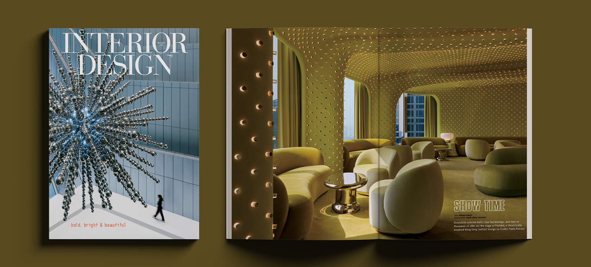 Studio Paolo Ferrari Designs A Theatrical Bar In Hong Kong