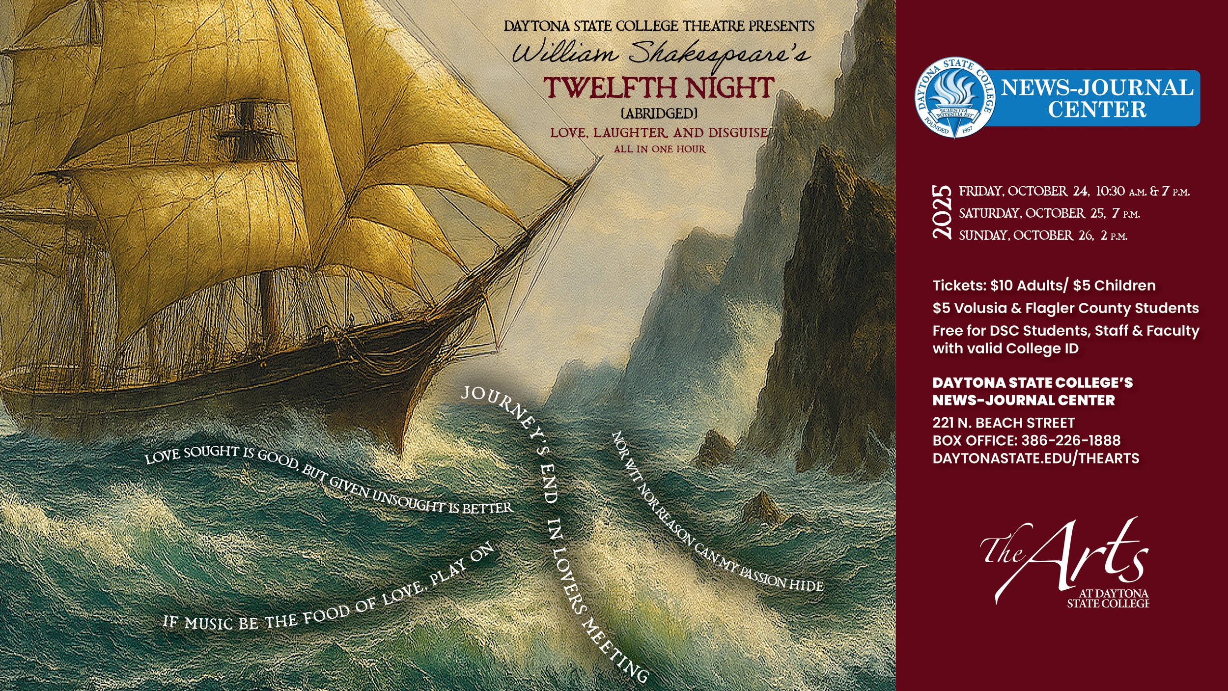 DSC Theatre Presents: Twelfth Night (Abridged)