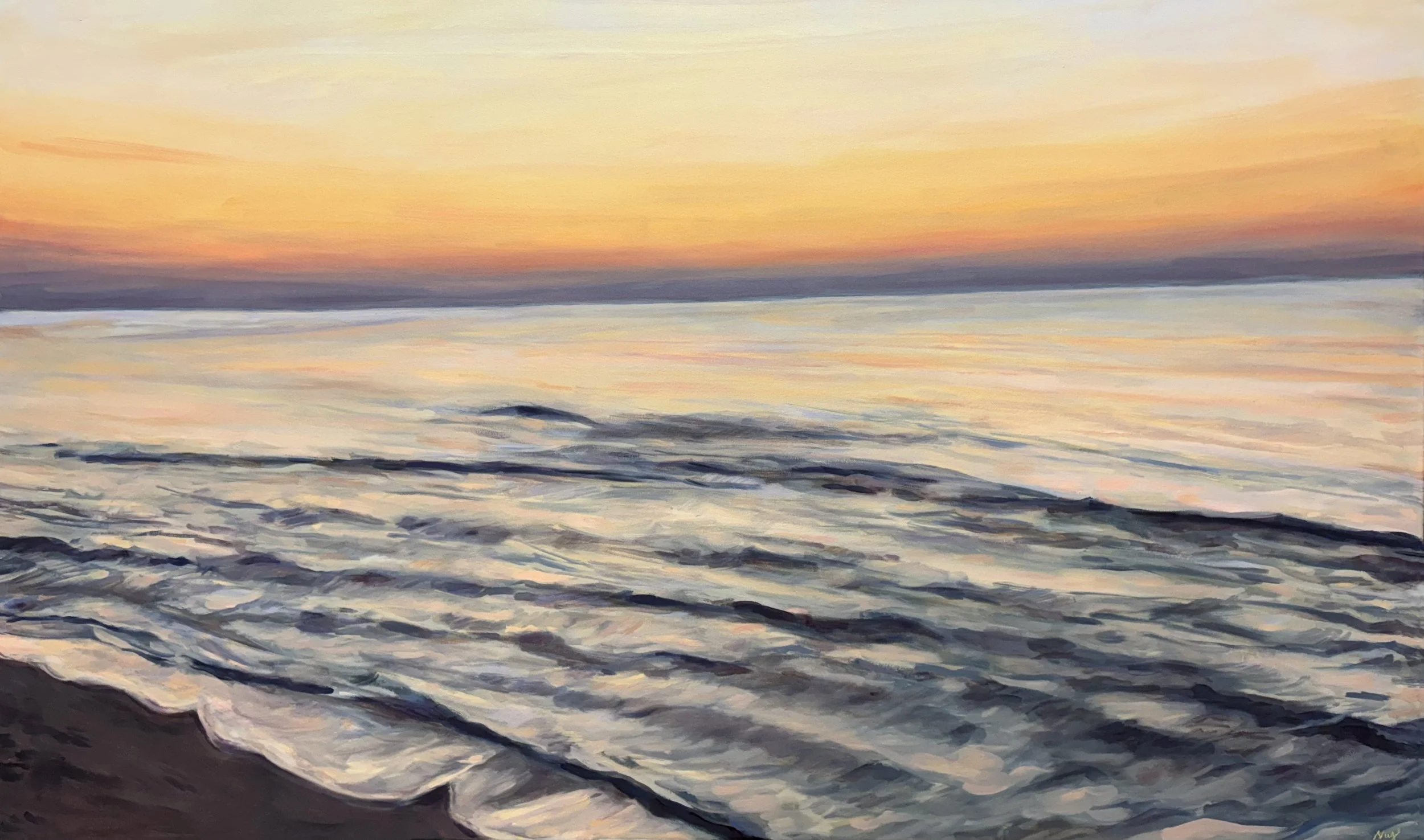 North Shore, oil on canvas, 2025 (36 x 60)