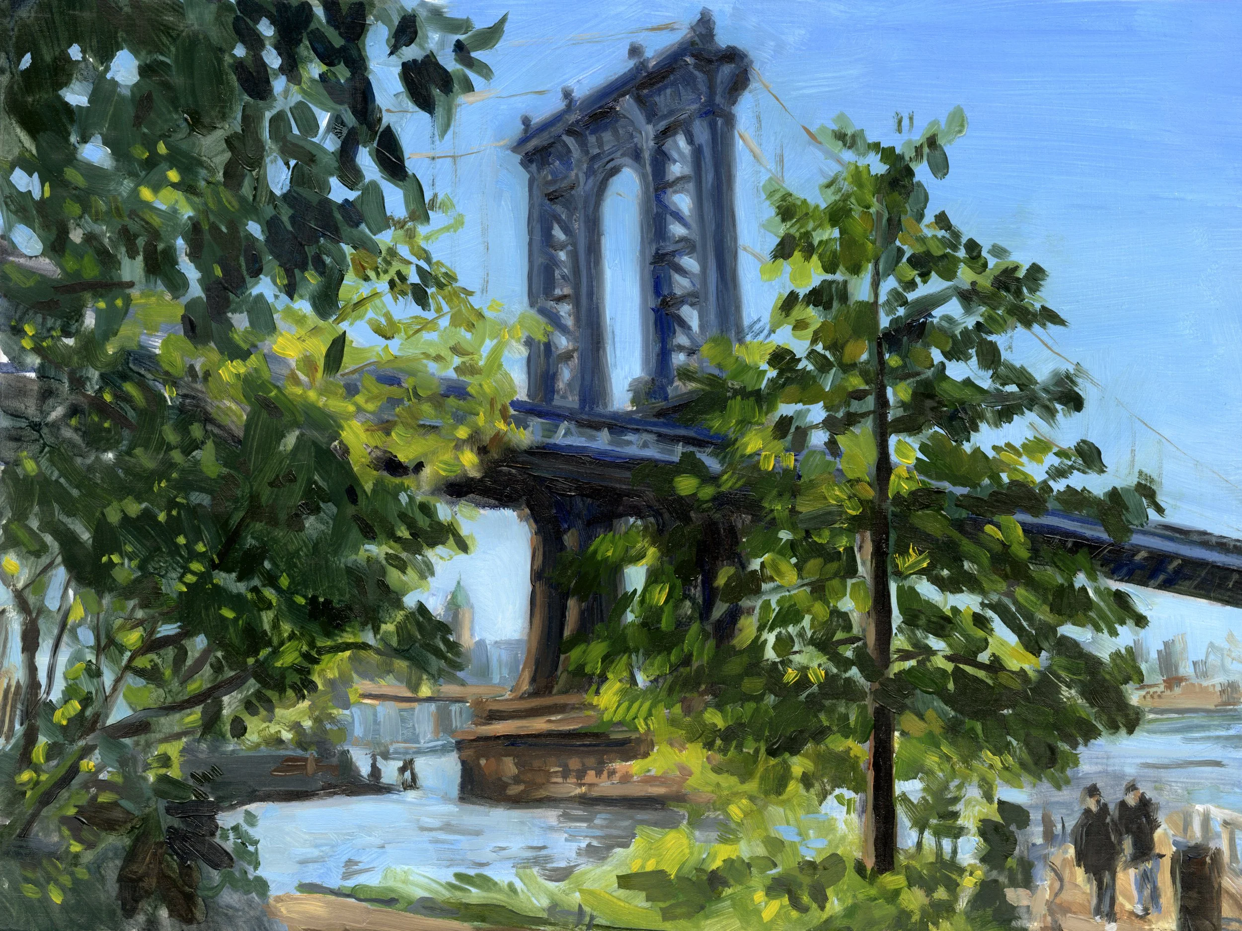 DUMBO, oil on panel, 2025