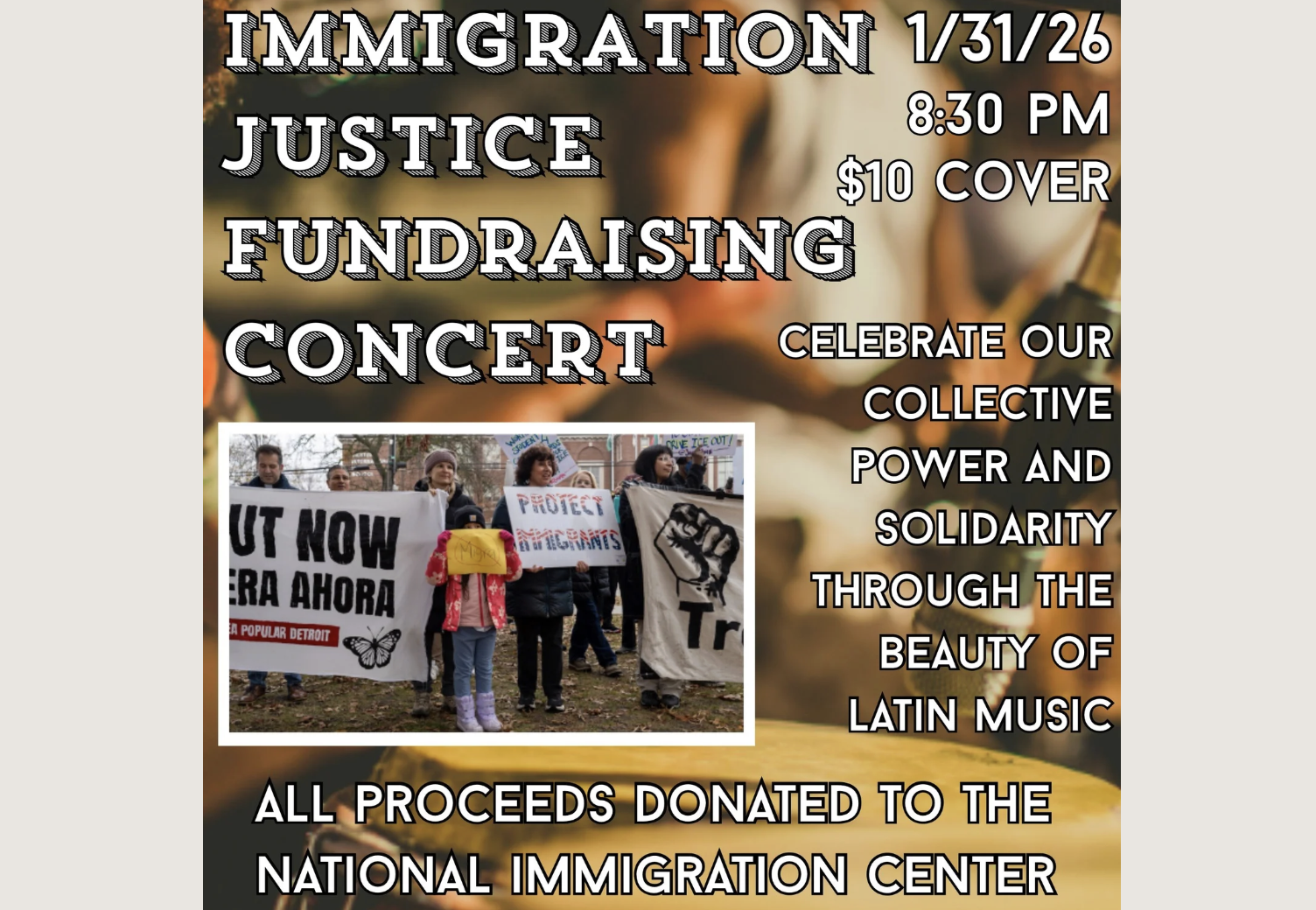 Immigration Justice Benefit Concert