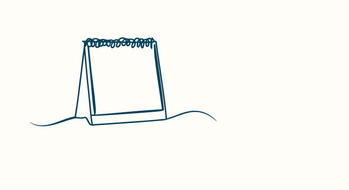 Calendar Line Drawing Affordable Available Therapists