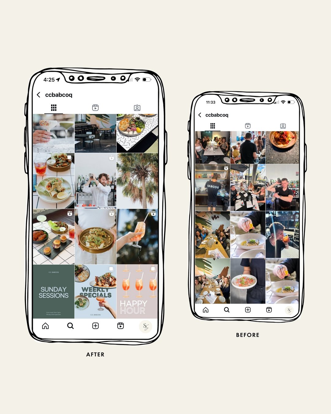 CLIENT LOVE: @ccbabcoq 🥂

We gave @ccbabcoq&rsquo;s feed a fresh new feel &mdash; one that does justice to their vibrant dishes and killer cocktails.🤝🏼

A cleaner grid, a stronger brand presence, and content that finally hits.
 
#SCOUTSOCIALS