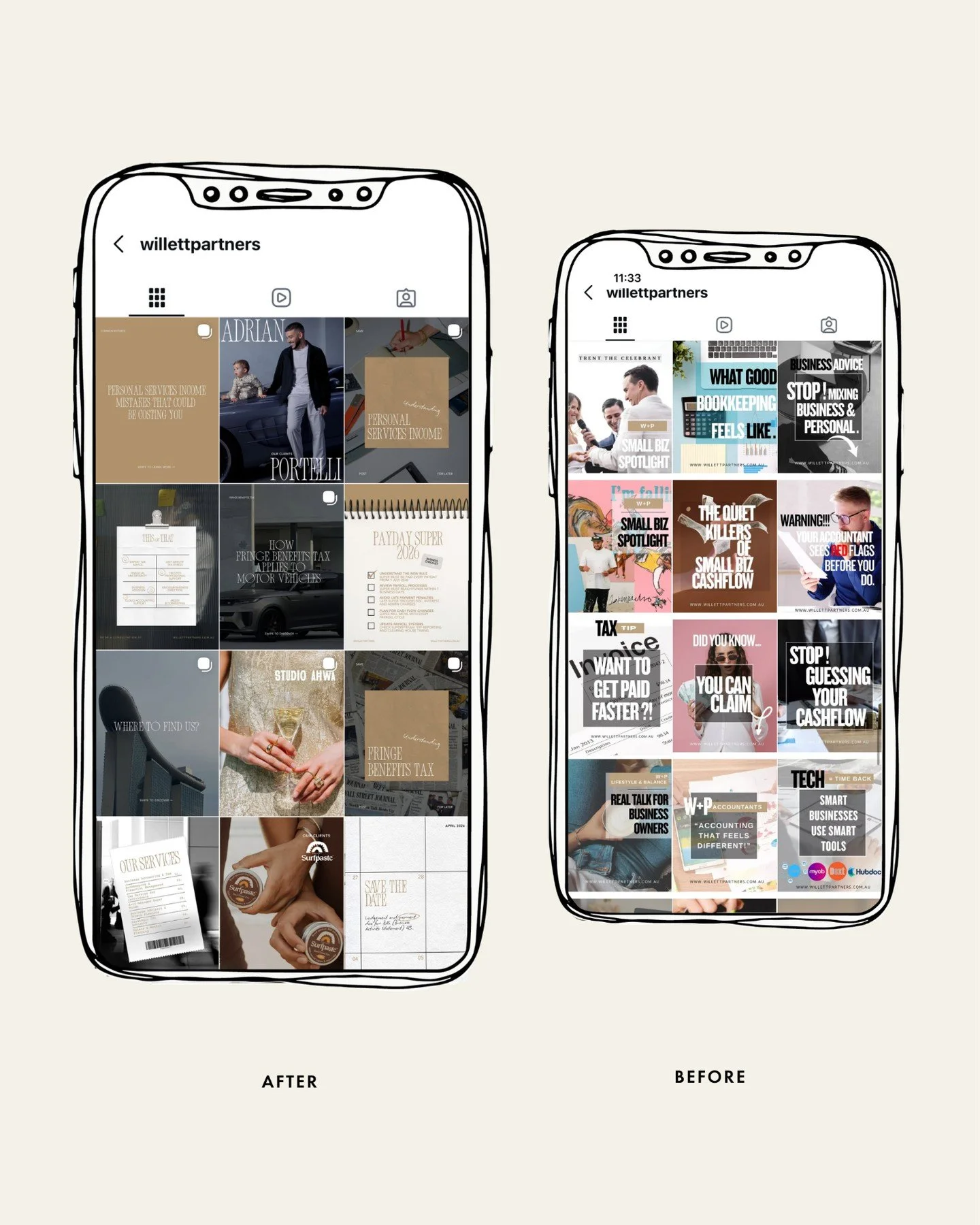CLIENT LOVE: @willettpartners 💸

We gave @willettpartners feed a fresh new feel &mdash; same trusted team, but with a sharper new look. 🤝🏻

Cleaner, more consistent, and content that actually reflects their knowledge and industry expertise.

Keen 