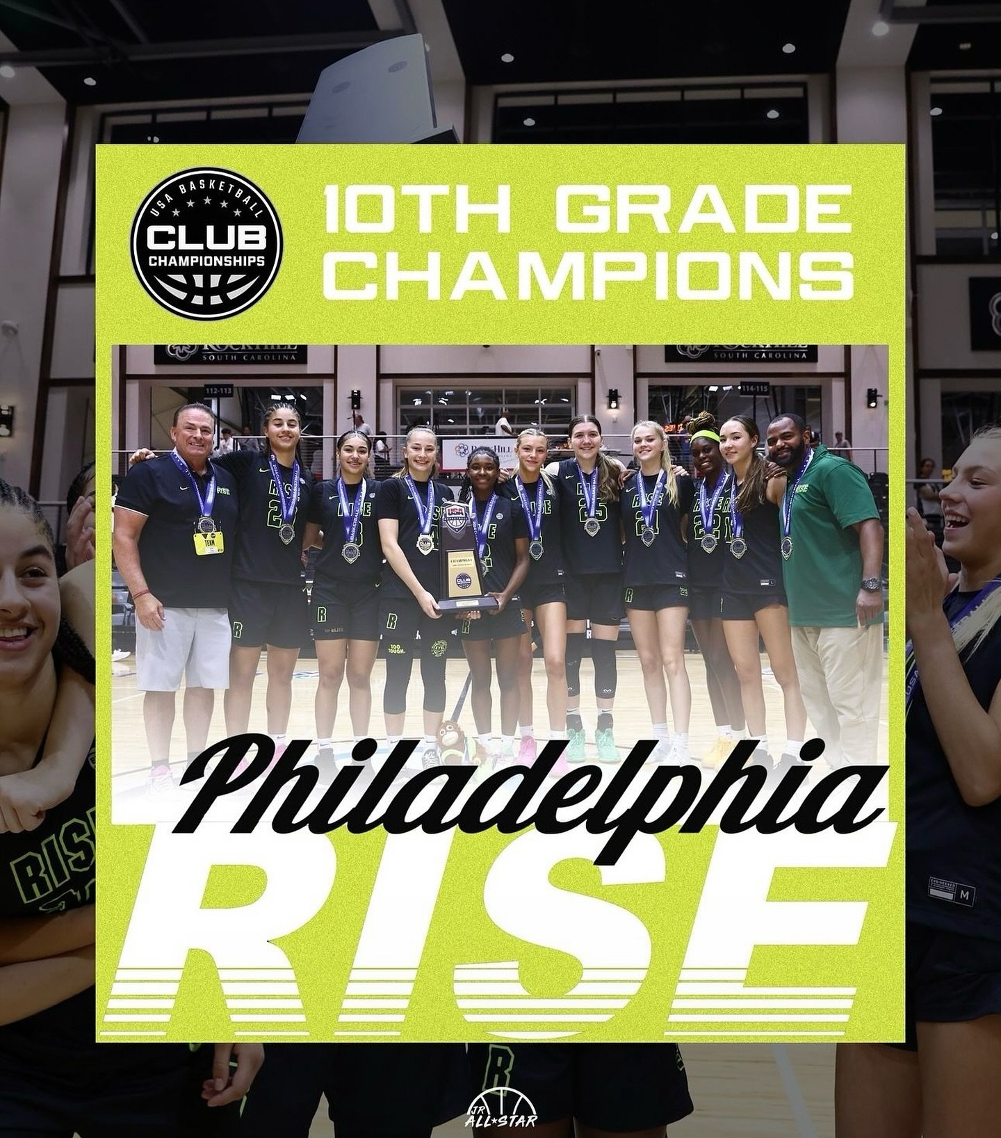10th Grade Gold Women&rsquo;s Champions! 🏆💚

Thank you to @usabasketball for inviting and hosting us.
