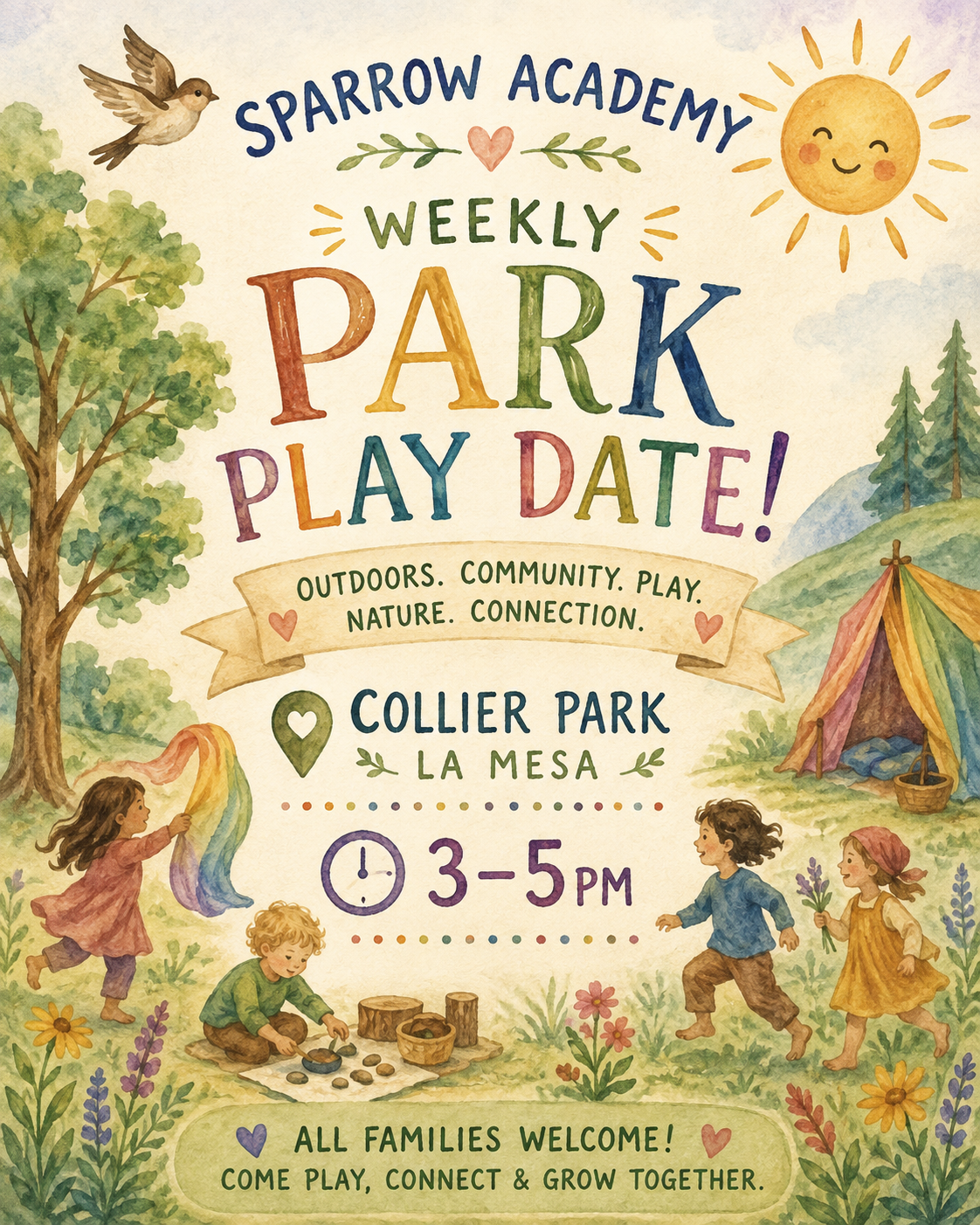 Sparrow Park Play Date