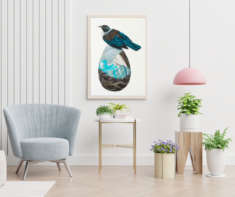 Glass Garden Serenade: Tui's Song 
Original Oil Paining Available 