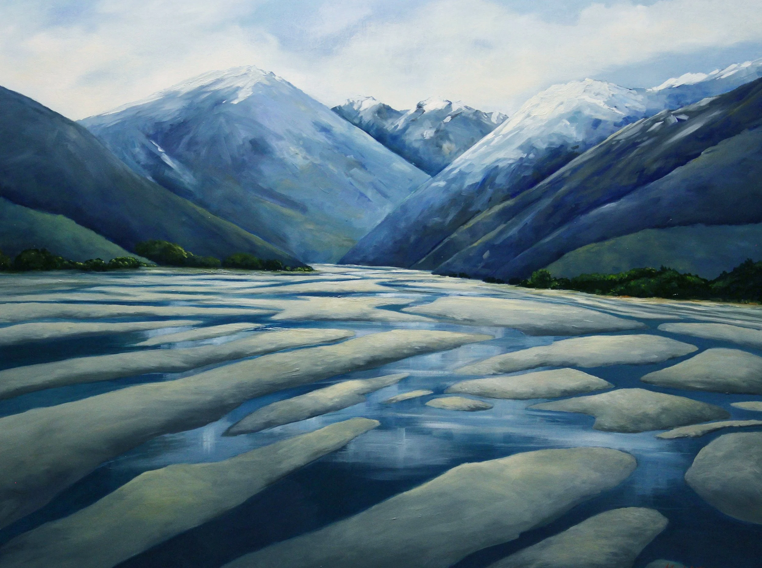Waimakariri River -Turquoise Hues,South Island,NZ