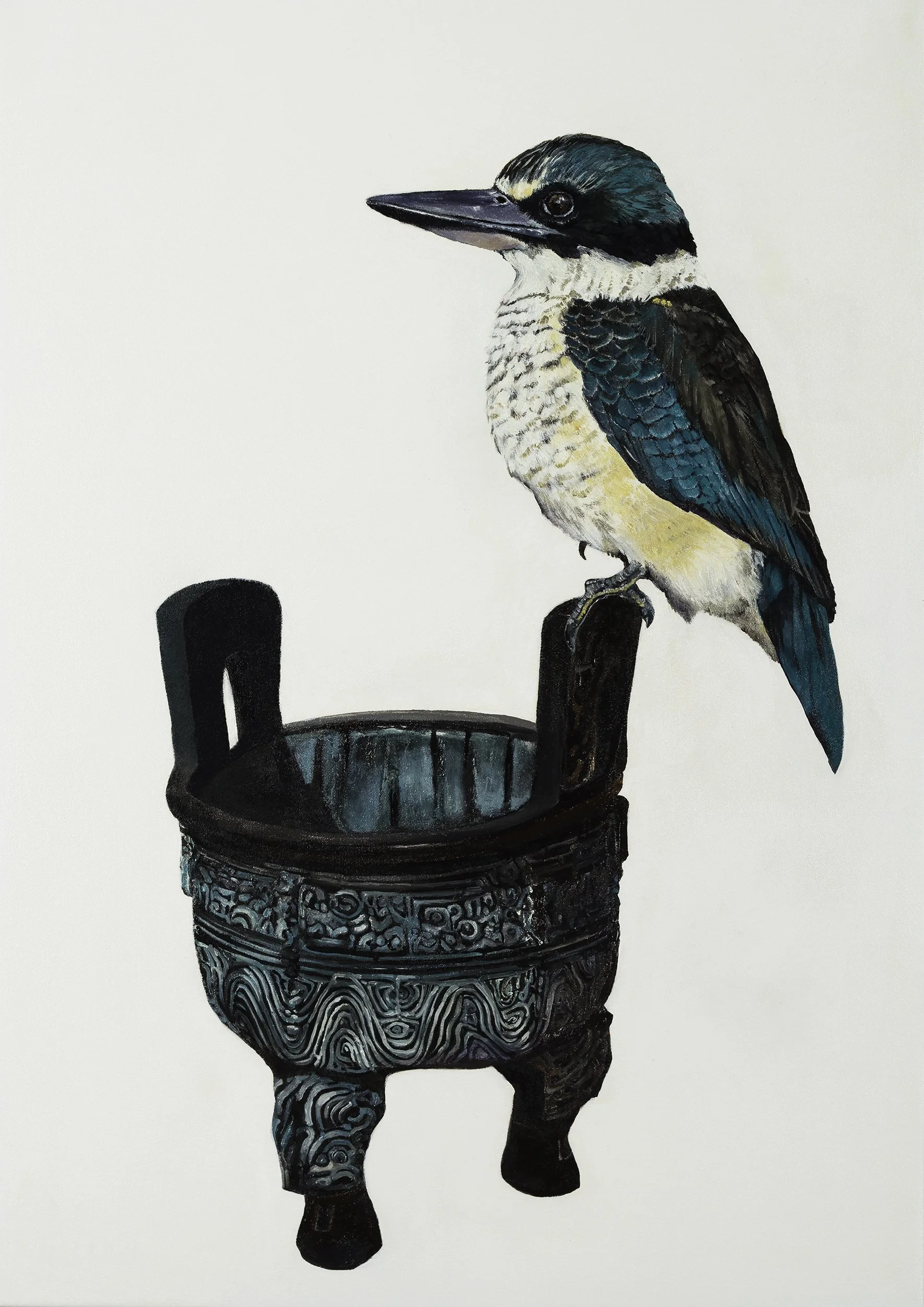 Song Of The Orient: Kotare On Intricate Vase