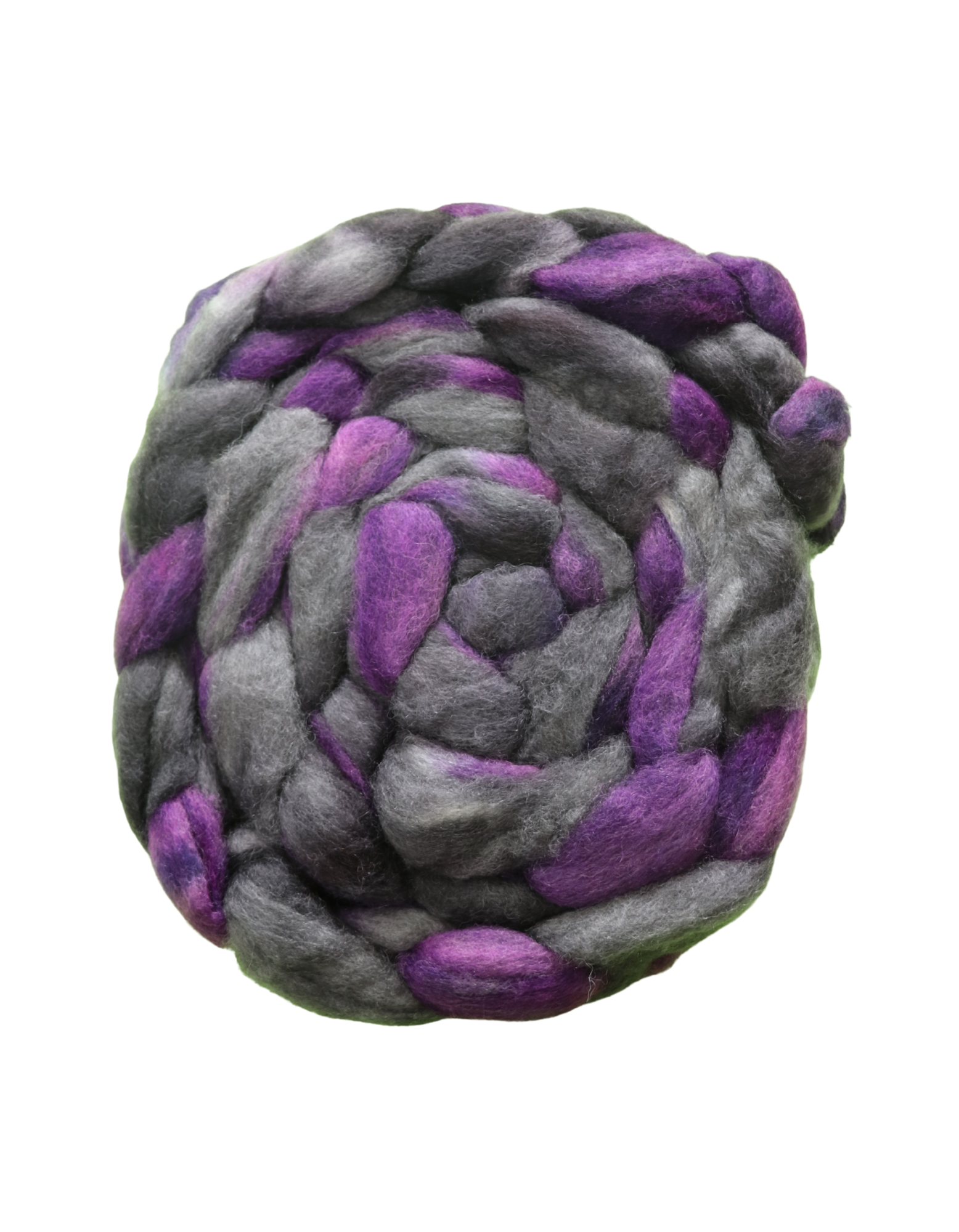 Adagio Mills Alpaca Rovings 100g - Hand Dyed "Midnight Purple"