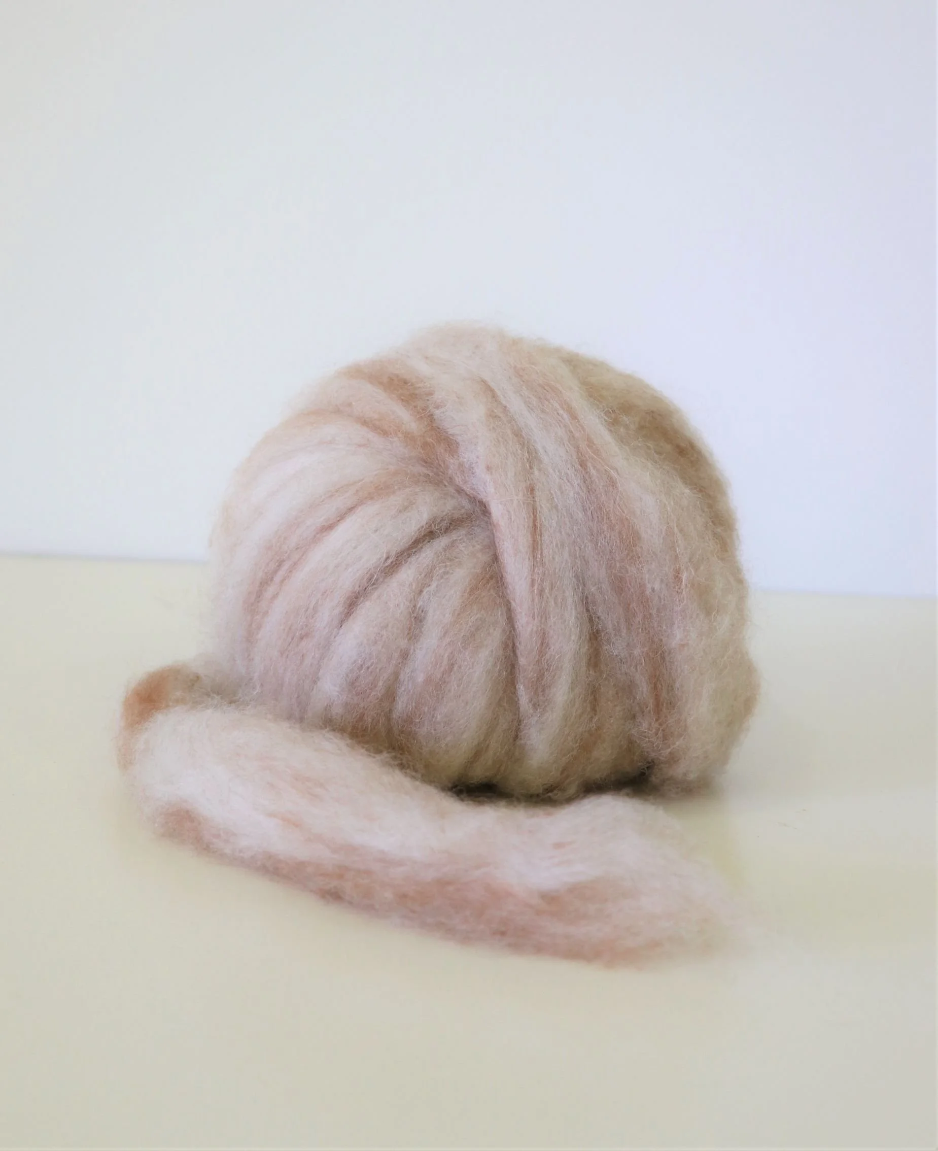 Australian Alpaca Wool Rovings Tops 100g "Zebra" Black White — Adagio