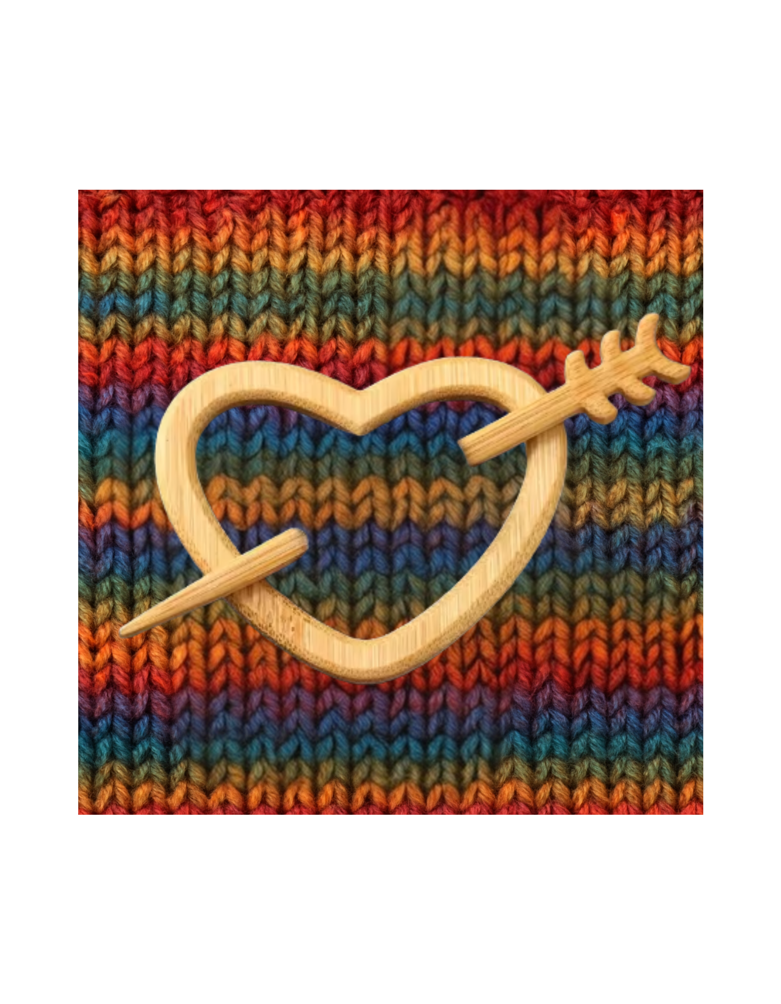 Adagio Mills Love Heart Shawl Pin
