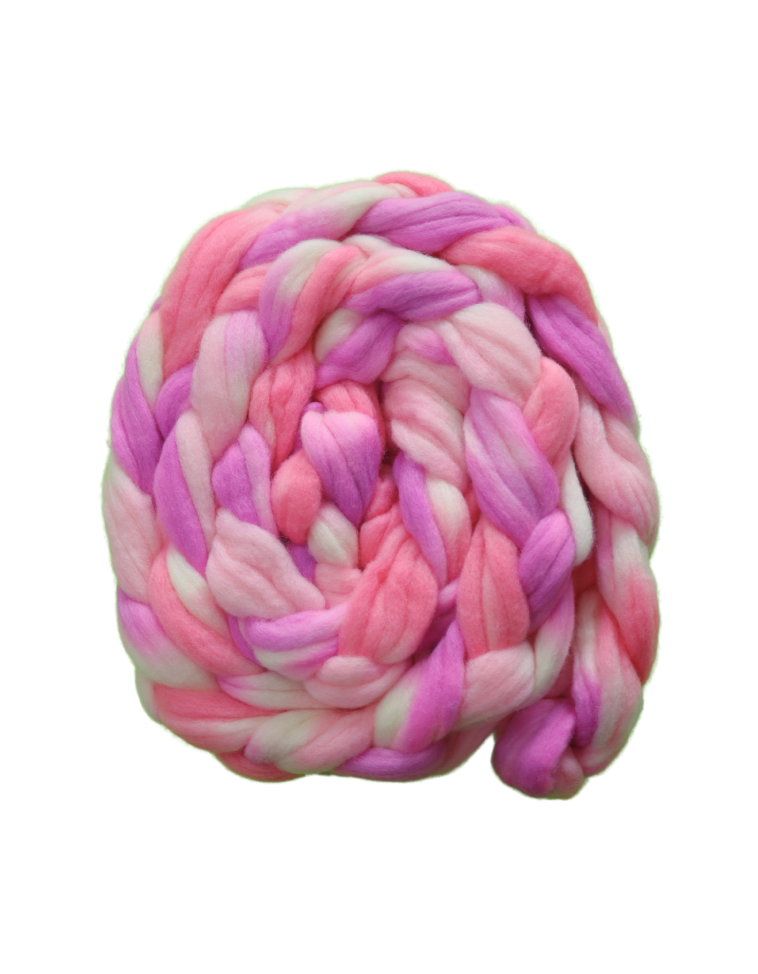 Adagio Mills Merino Rovings 100g - Hand Dyed "Roses"