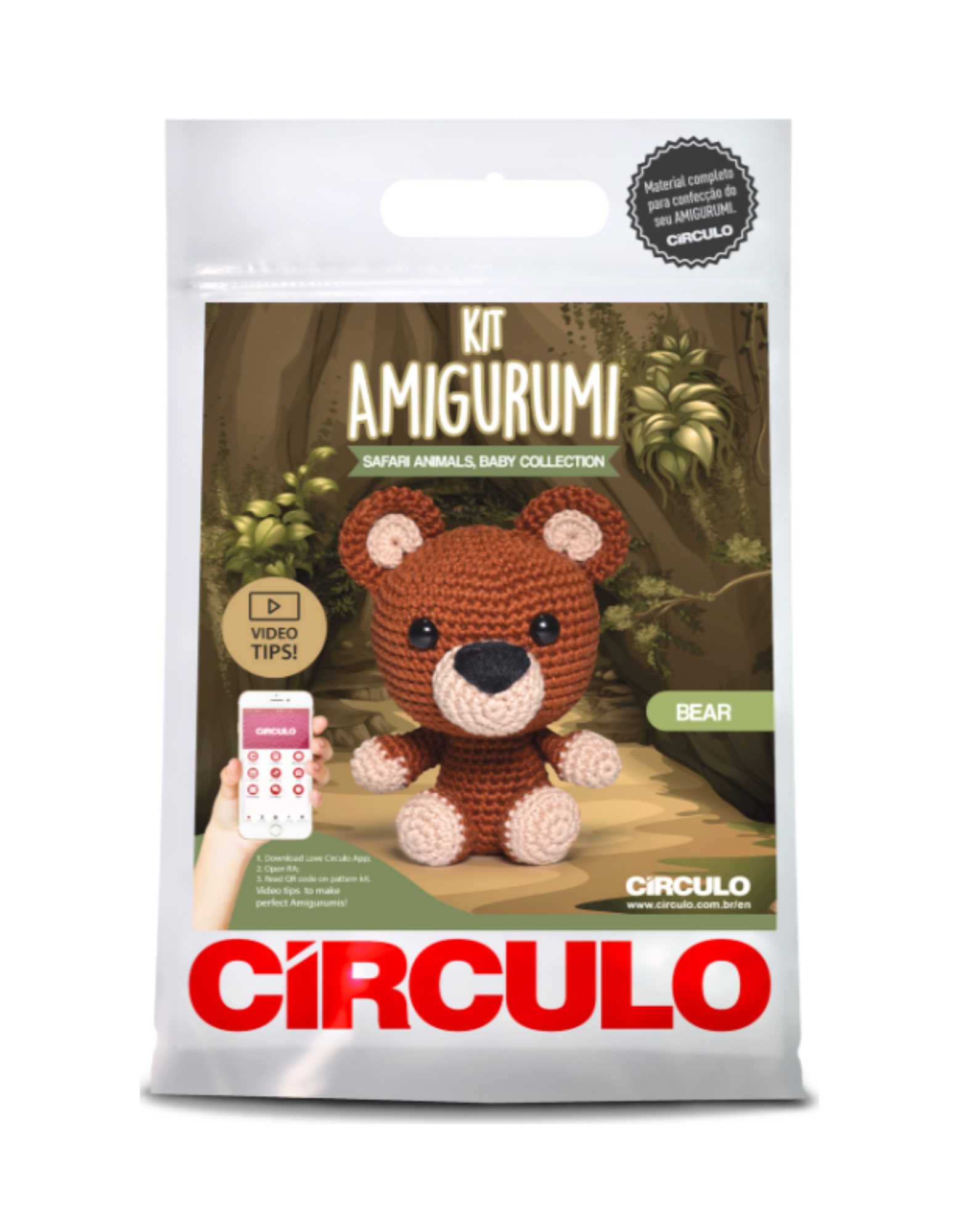 Bear Adagio Mills Circulo Amigurmi Kit