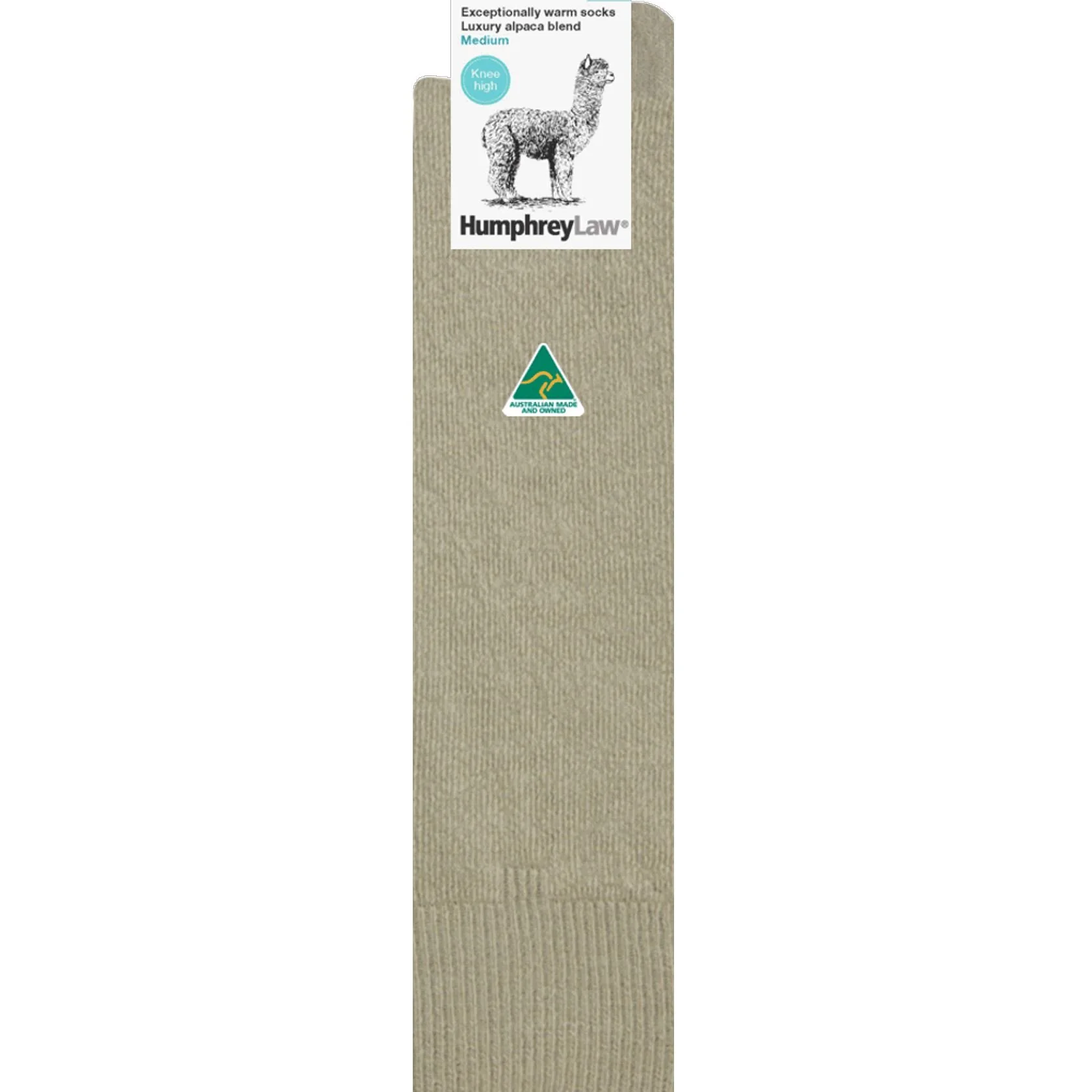 Adagio Mills Knee High Alpaca Lightweight Sock - Antelope