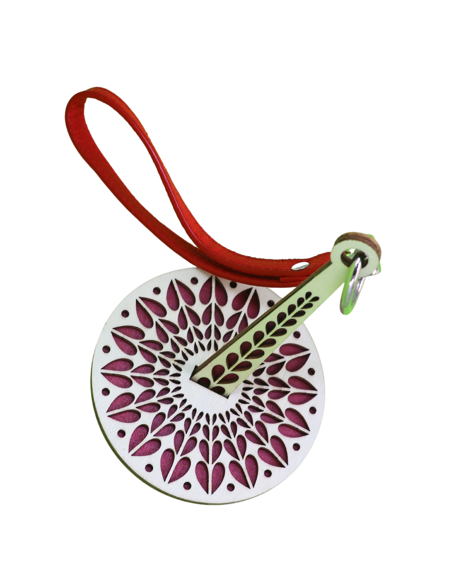 Adagio Mills Wooden Portable Yarn Holder Hearts