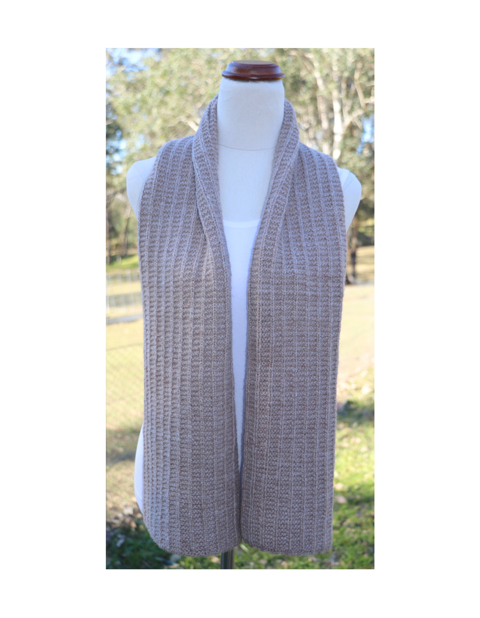 Adagio Mills Keep it Snug Scarf Knitting Pattern