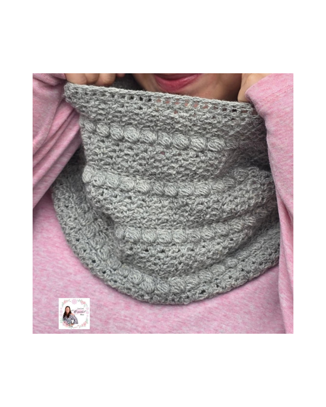 Live Love Crochet Shaz Elysium Embrace Cowl Pattern