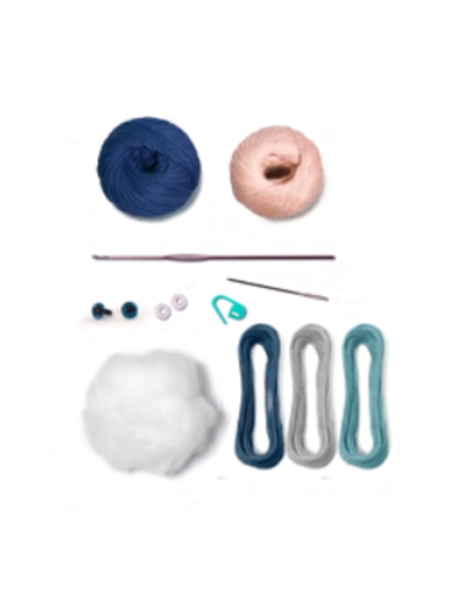 Blue The Water Spirit Gnome Adagio Mills Circulo Amigurmi Kit