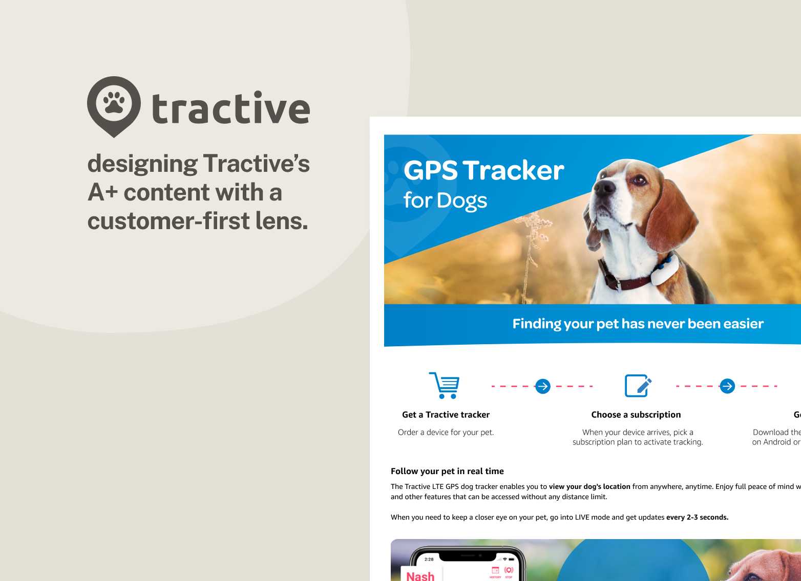 Tractive A+ Content