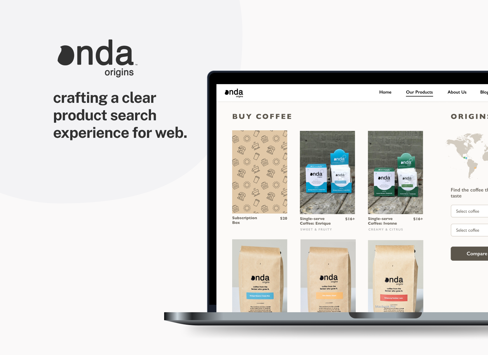 Onda Origins Site Revamp