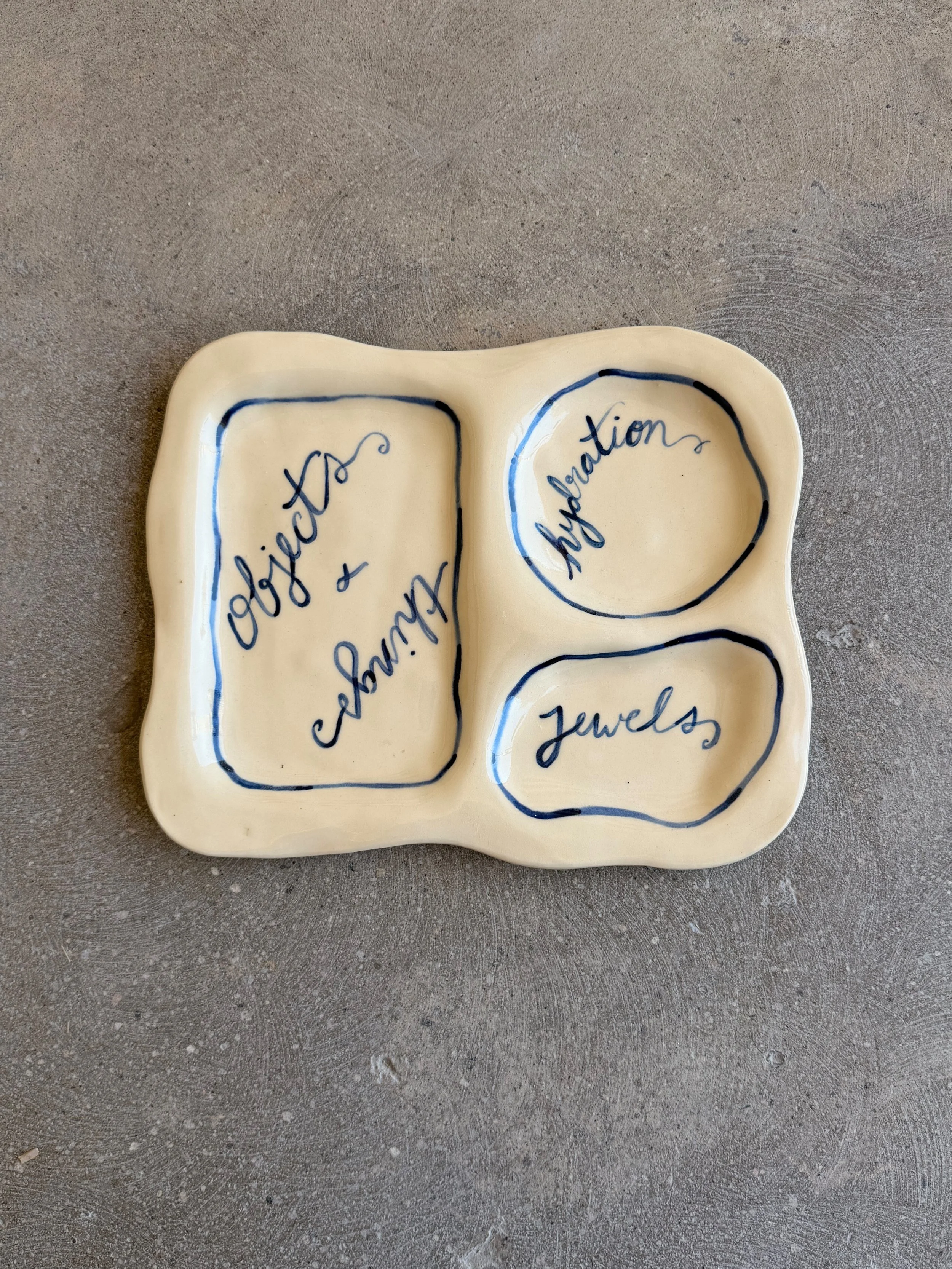 Hand-Painted Vanity Tray